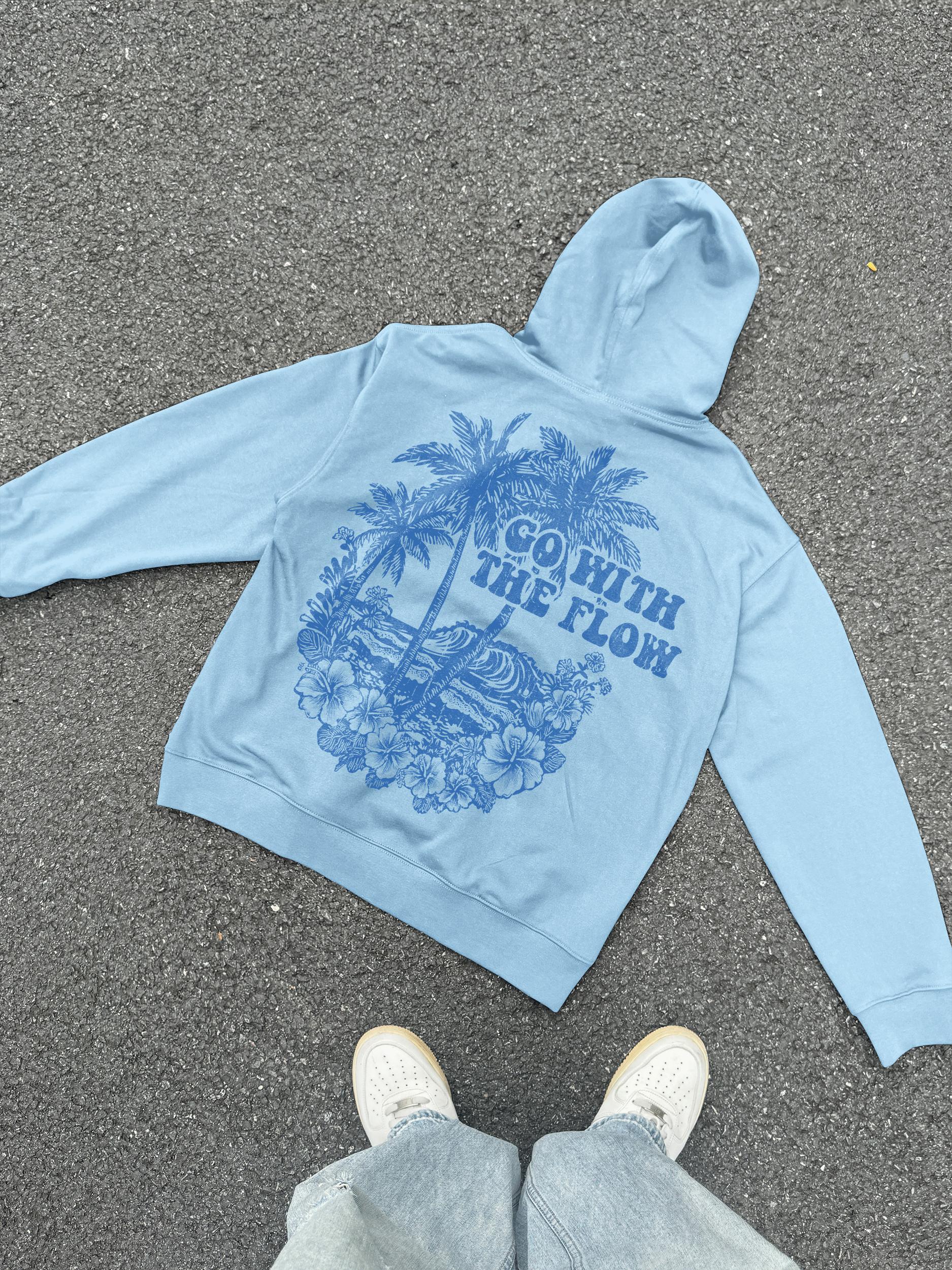 Sopula Shameless Mental Health Abstract Figures Graphic Washed Oversized Zip Up Hoodie Product Image