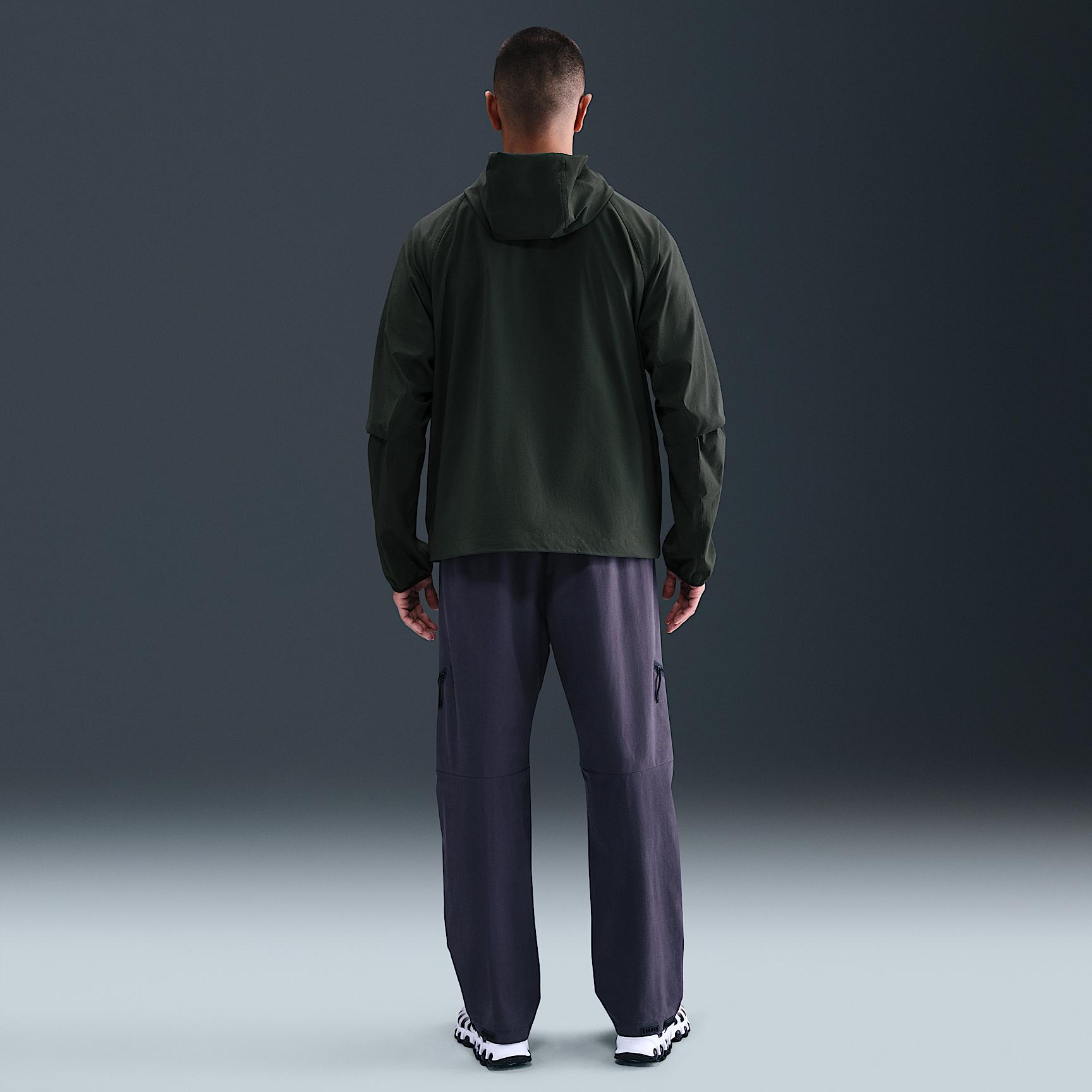 Chelsea FC Tech Windrunner Nike Mens Soccer Woven Full-Zip Jacket | IB0191-346 Product Image