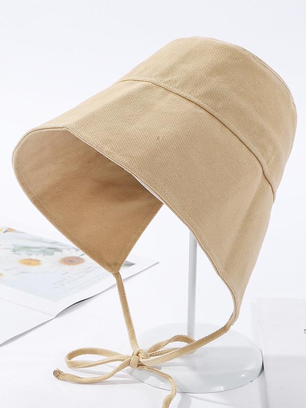 Going Out Solid Color Sun Protection Fisherman Hat Product Image