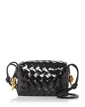 Womens Mini Loop Intrecciato Leather Camera Bag Product Image