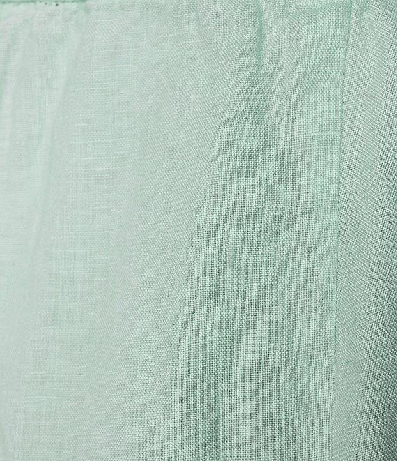 Eileen Fisher Organic Linen High Waist Tapered Ankle Pants Product Image