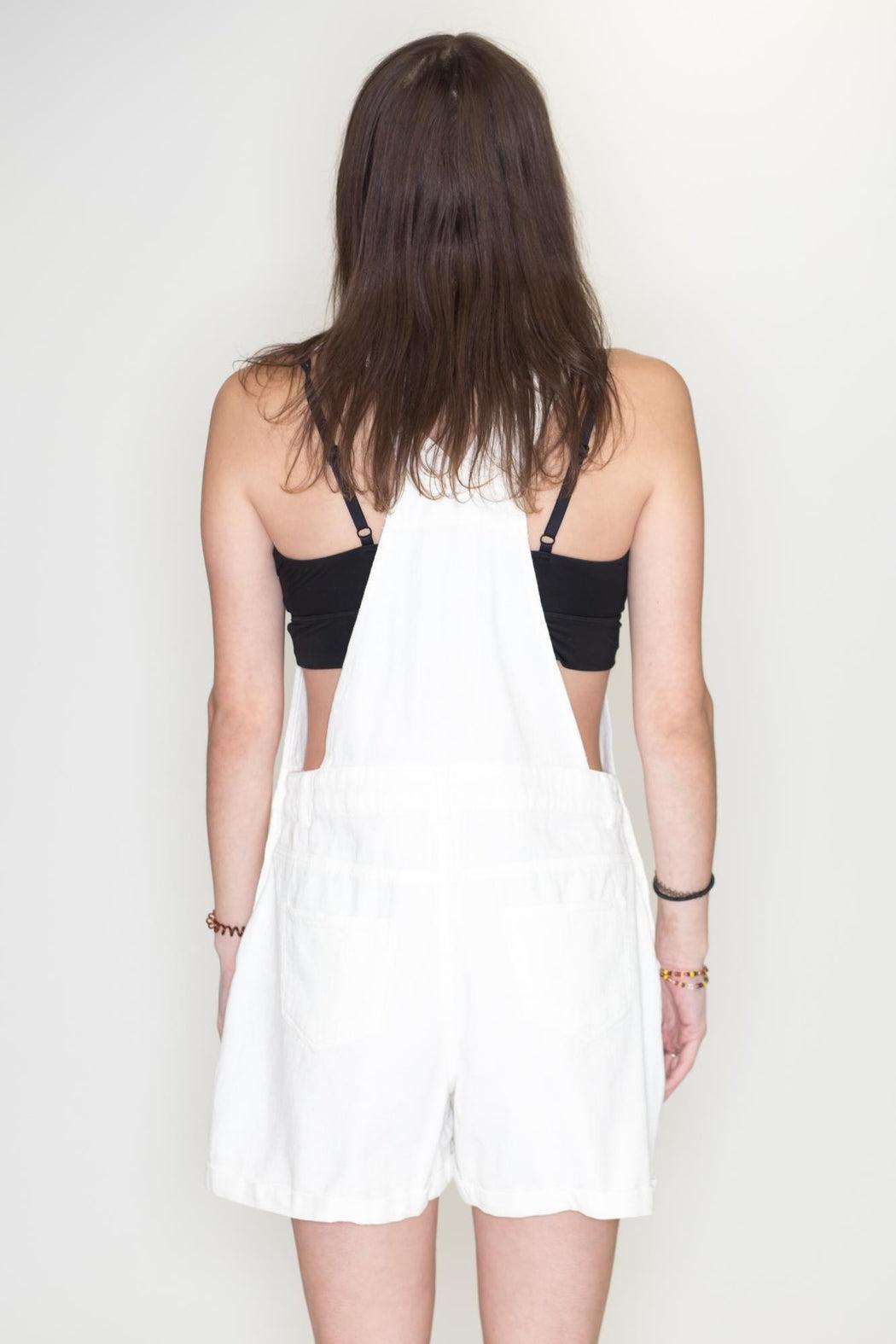 Twill Overall Romper Product Image