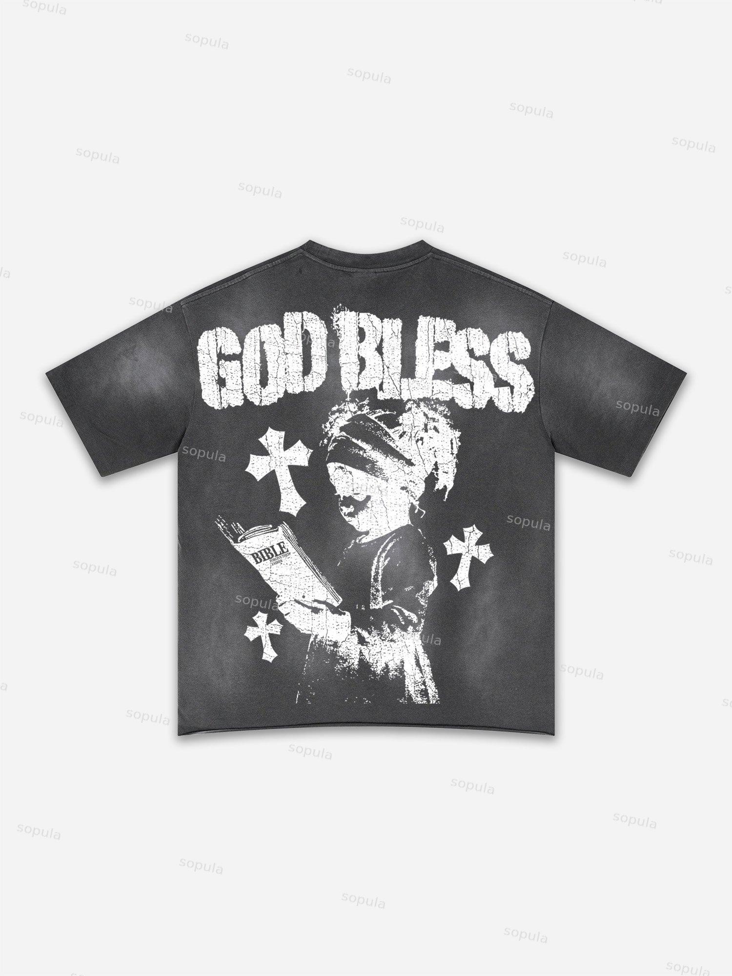 Fly By Choice Graphic Washed T-shirt Product Image