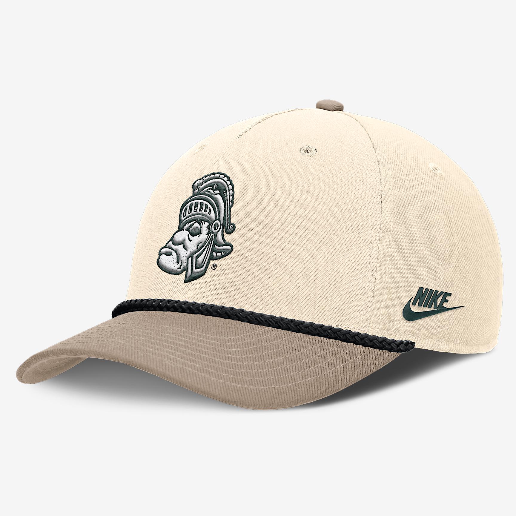 Michigan State Legacy Rise Men's Nike College Adjustable Hat Product Image