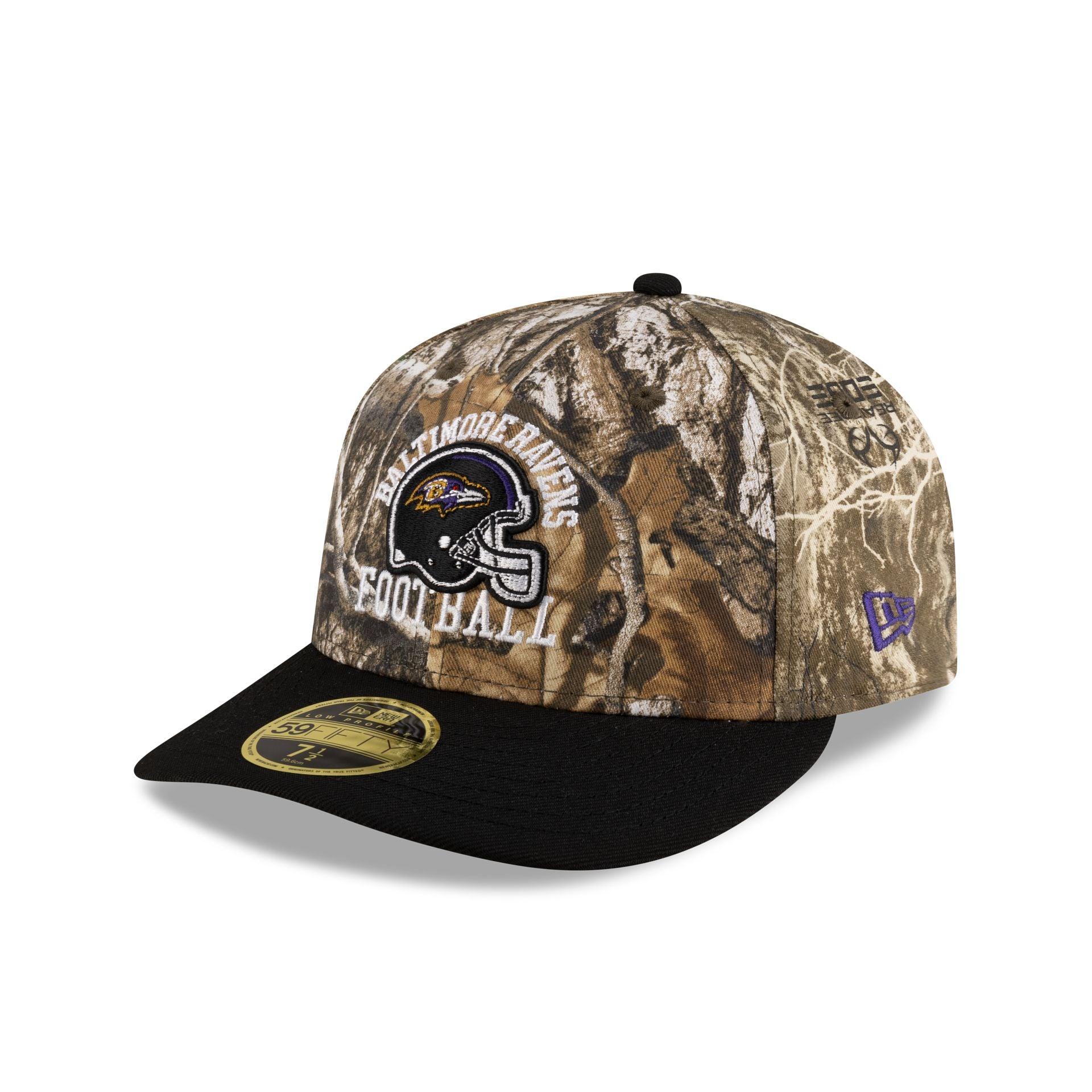 Just Caps Realtree Baltimore Ravens Low Profile 59FIFTY Fitted Hat Male Product Image