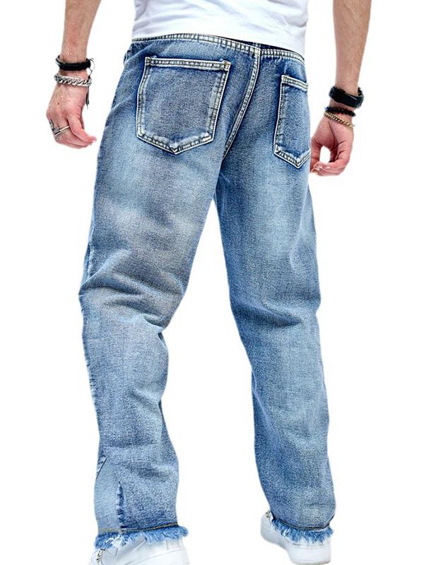 Men's Street Loose Jeans Product Image