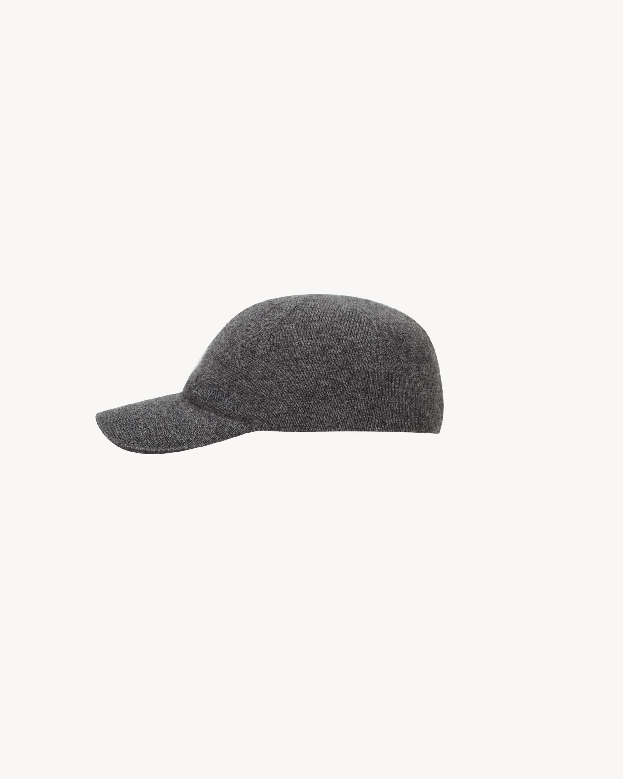 SAINT LAURENT knit baseball cap in cashmere Product Image