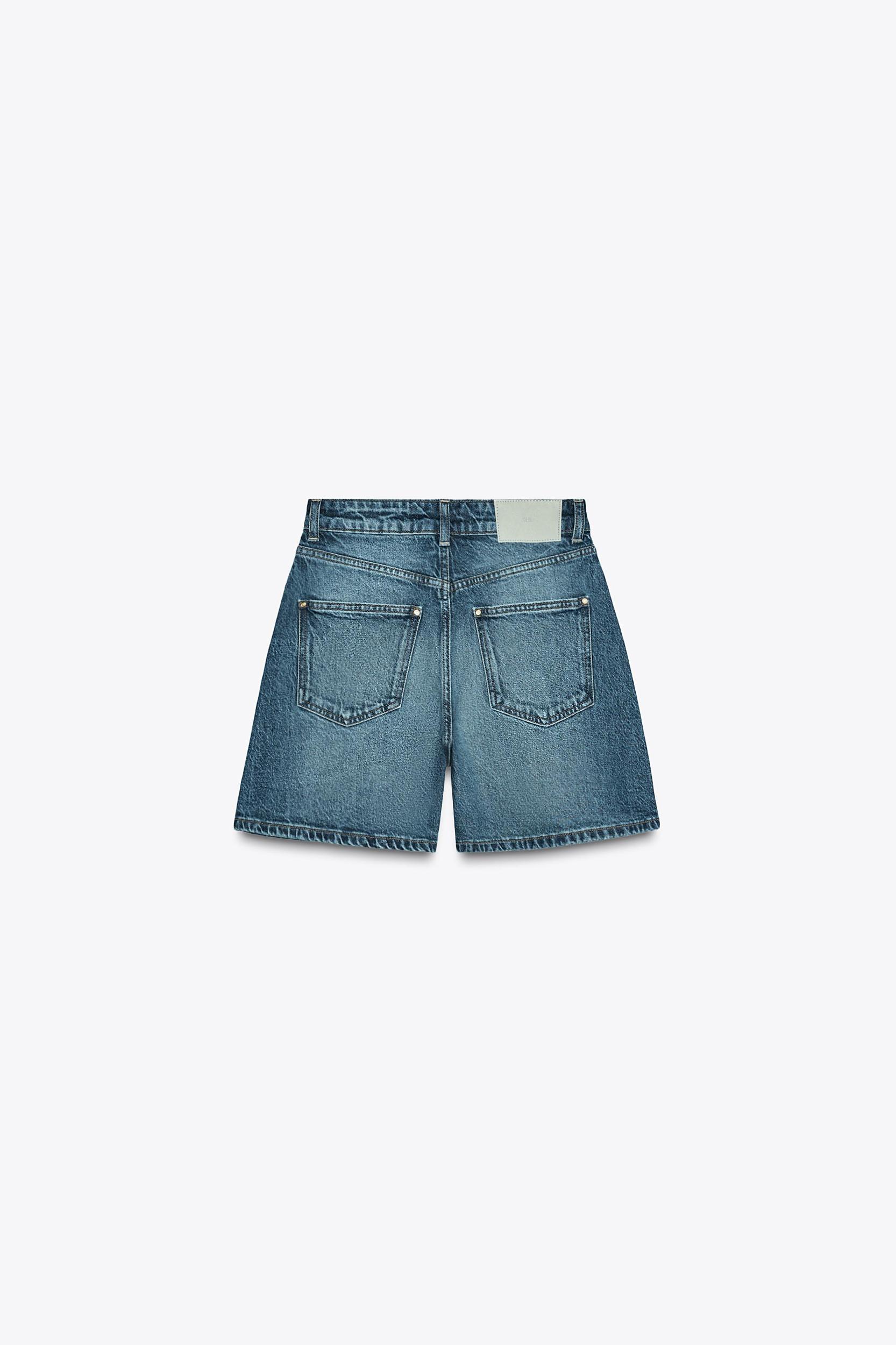 Z1975 HIGH-WAISTED MOM FIT SHORTS Product Image