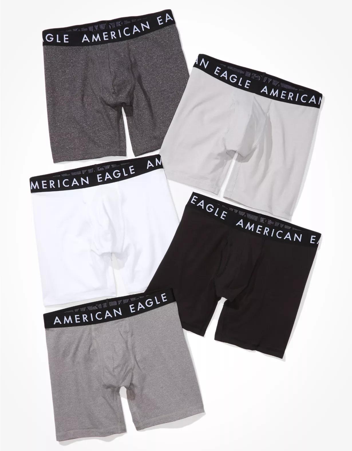 AEO Men's 6" Classic Boxer Brief 5-Pack Product Image