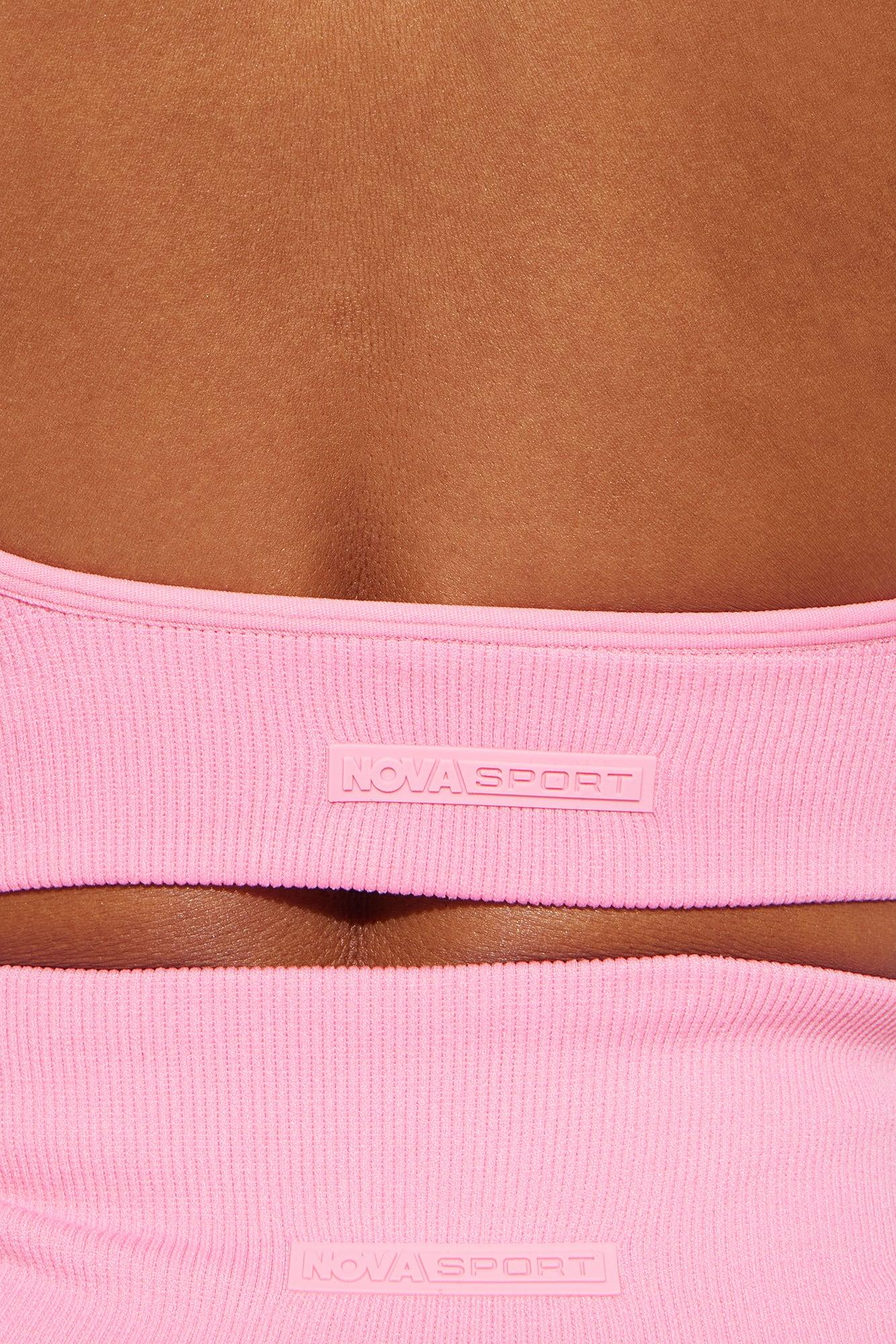 Beach Body Effortless Seamless Sports Bra - Bubblegum Pink Product Image