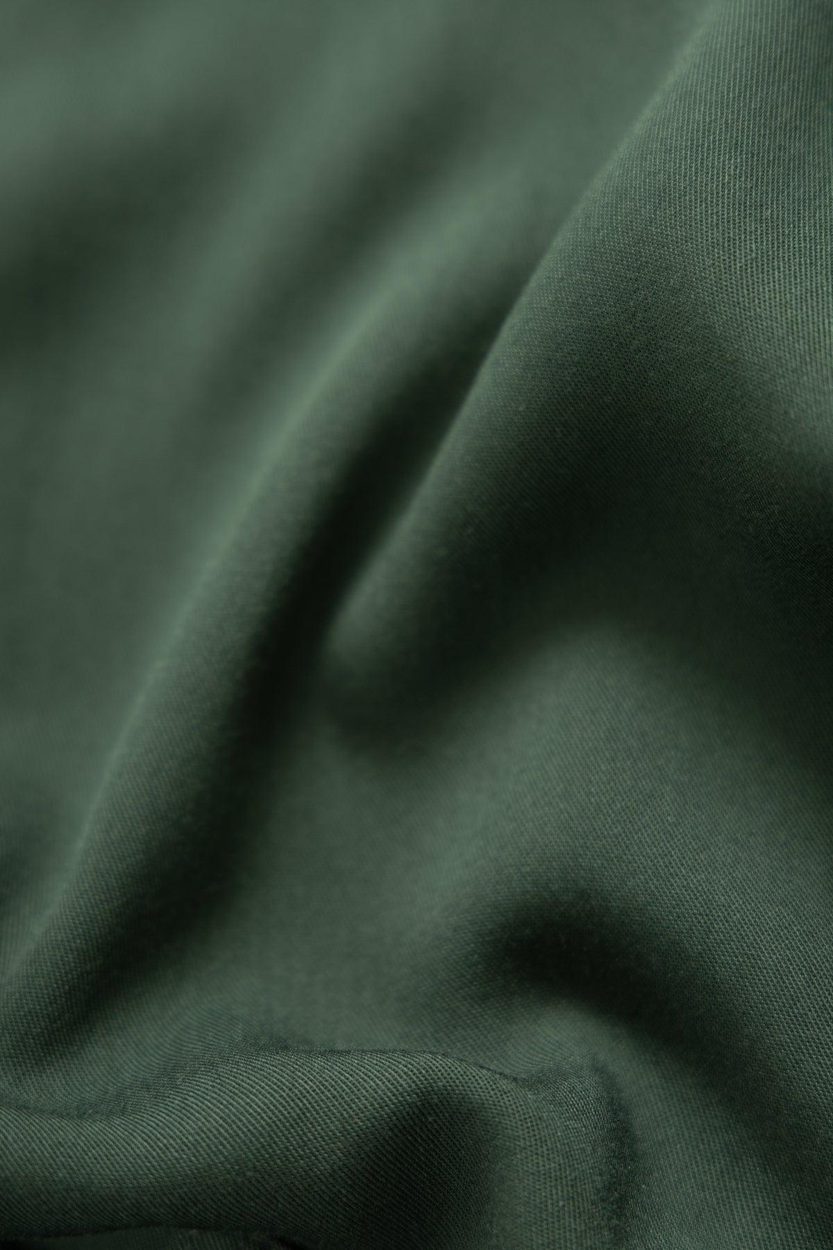 Non Stock MFG - Short Sleeve Rayon Shirt- Green Product Image