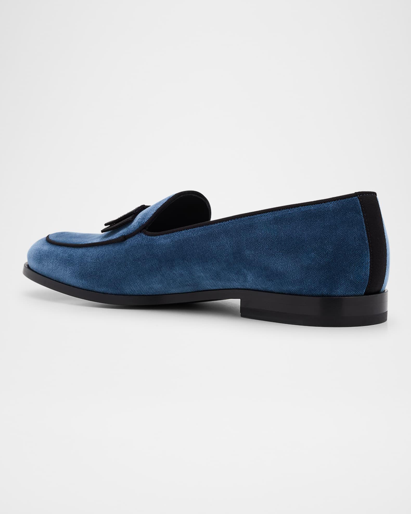 Men's Textile Smoking Slippers Product Image