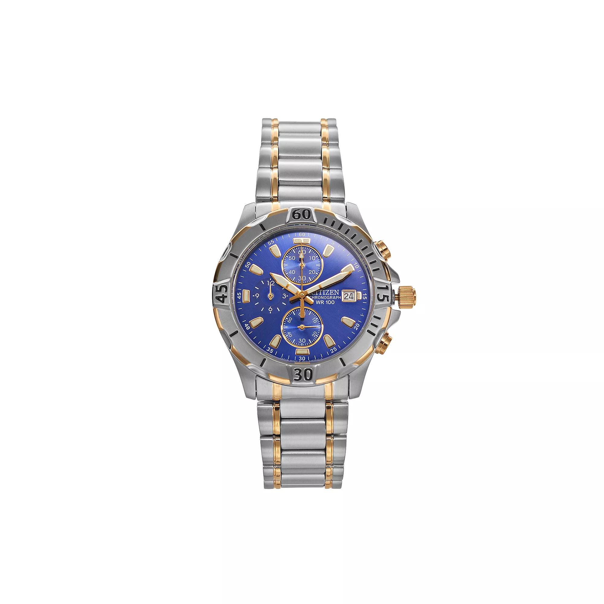 Citizen Mens Two Tone Stainless Steel Chronograph Watch - AN3394-59L Product Image