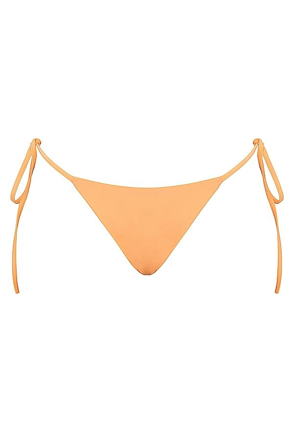 Santorini  light orange tie side bikini bottom Product Image