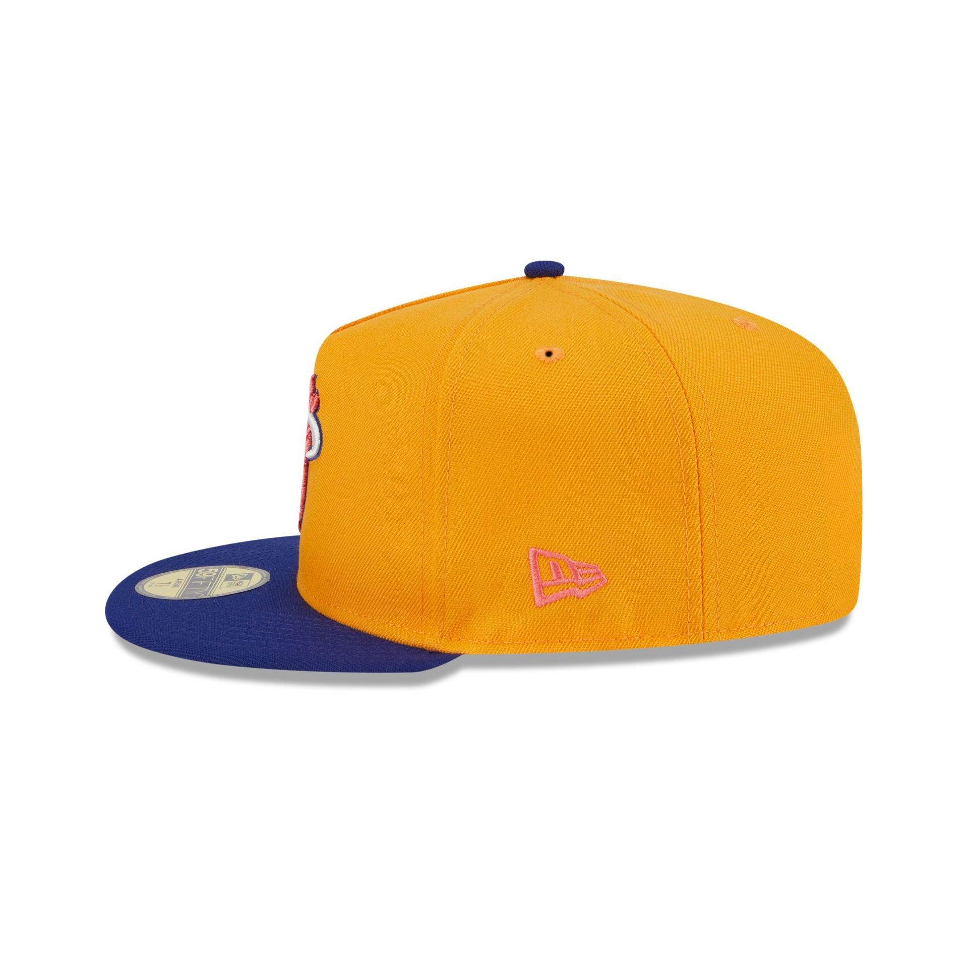 Miami Heat Gold 59FIFTY A-Frame Fitted Hat Male Product Image