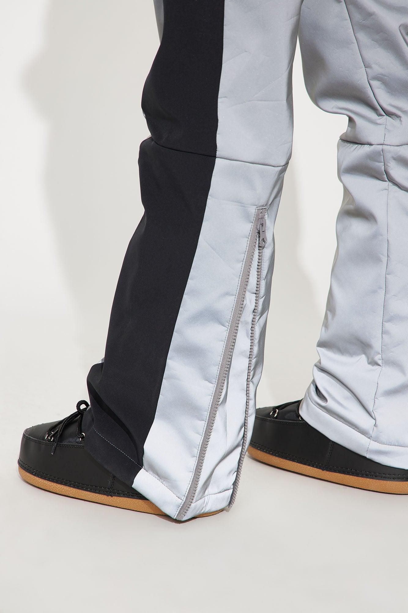 Winter Sports Reflective Ski Jumpsuit - Black Product Image