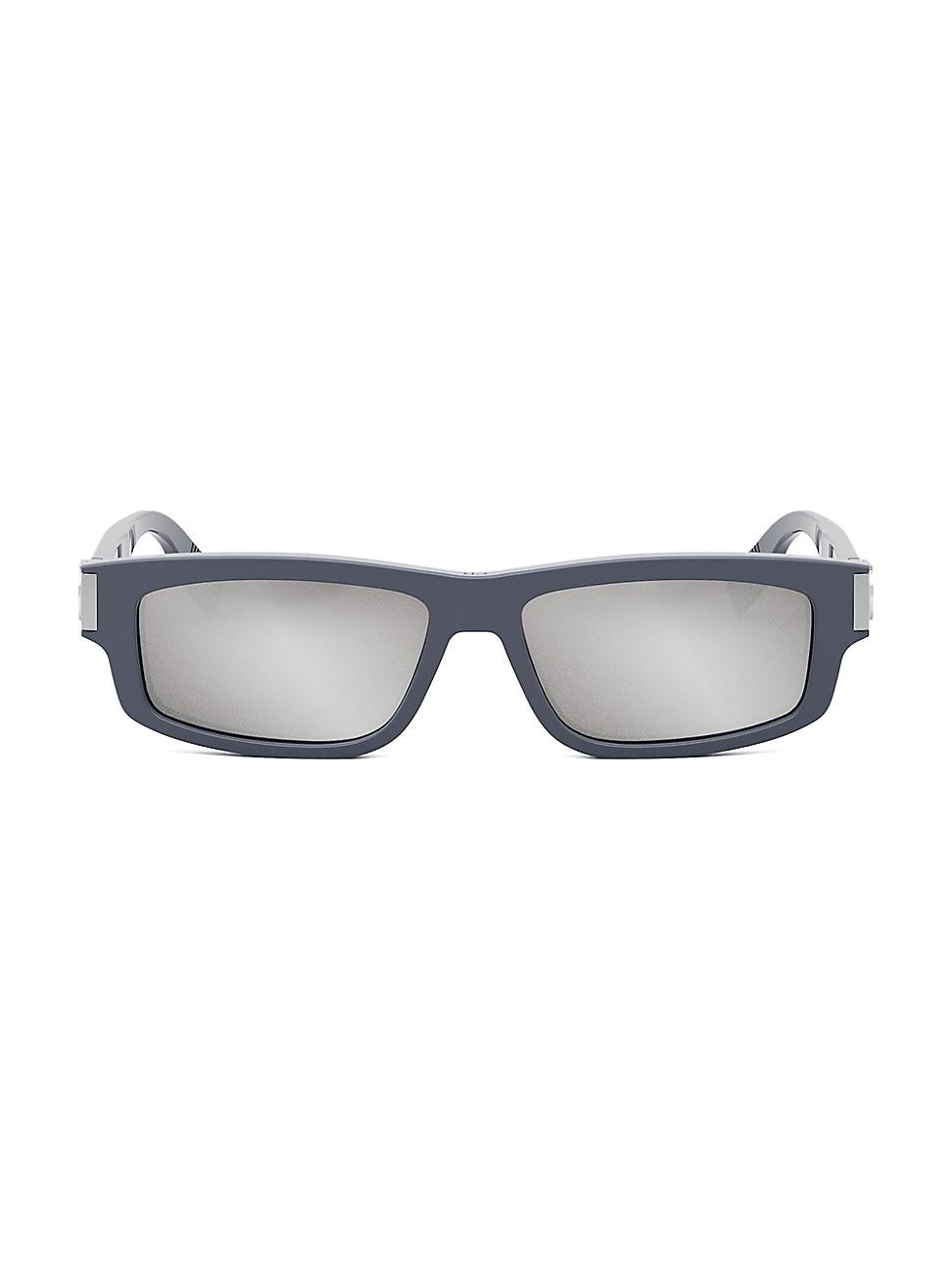 Mens CD Icon S2I 55MM Rectangular Sunglasses Product Image