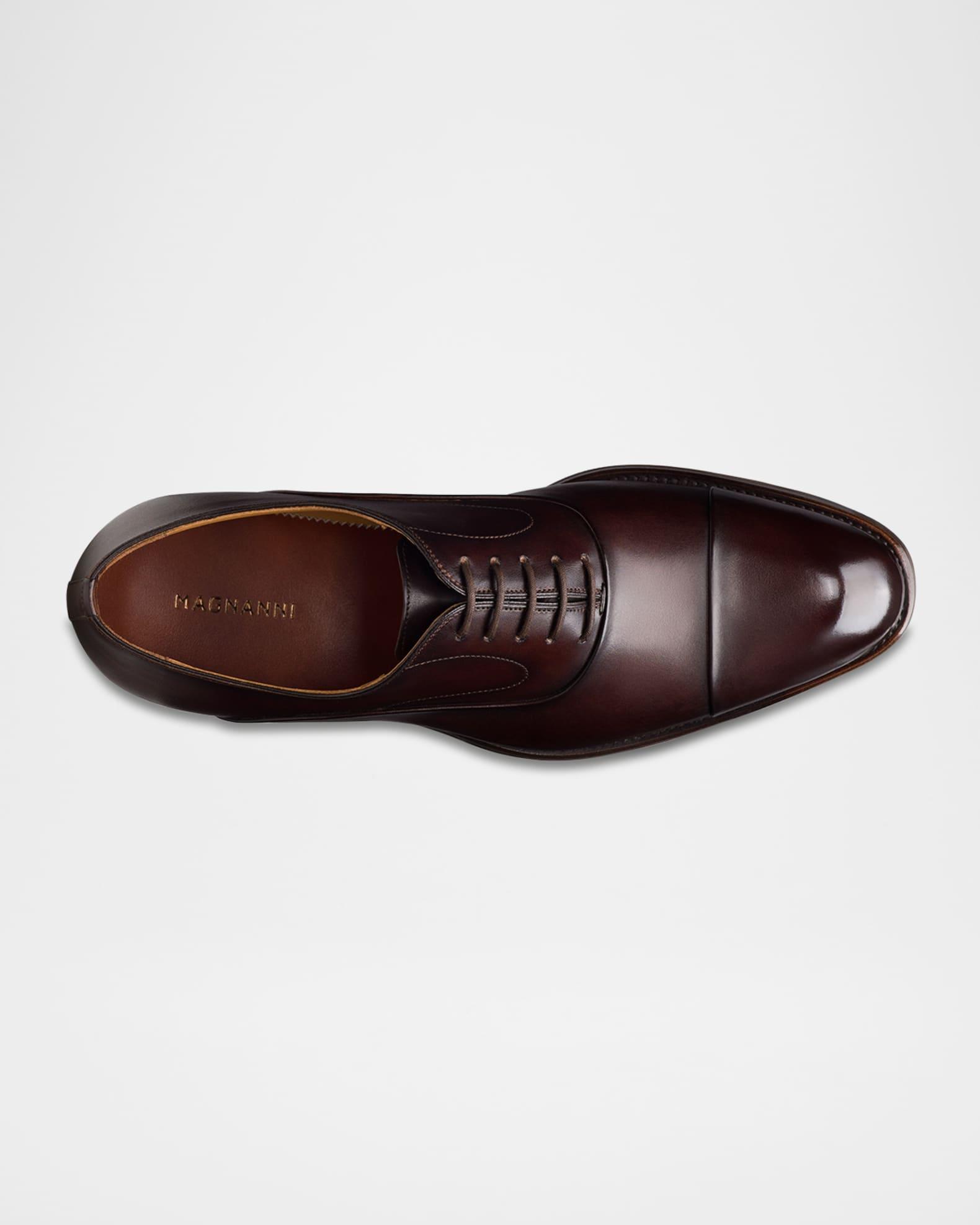 Men's Omega Cap-Toe Leather Oxfords Product Image