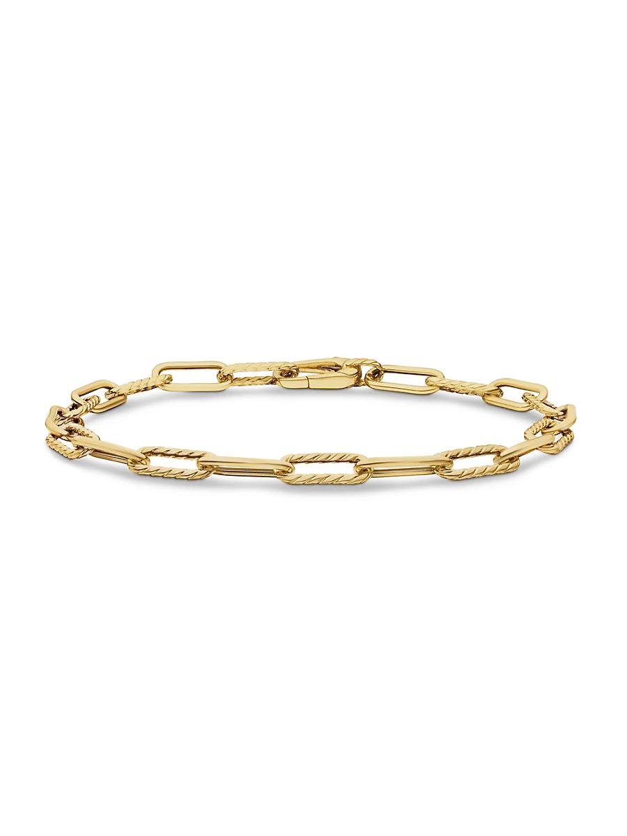 Womens DY Madison Chain Bracelet in 18K Yellow Gold Product Image