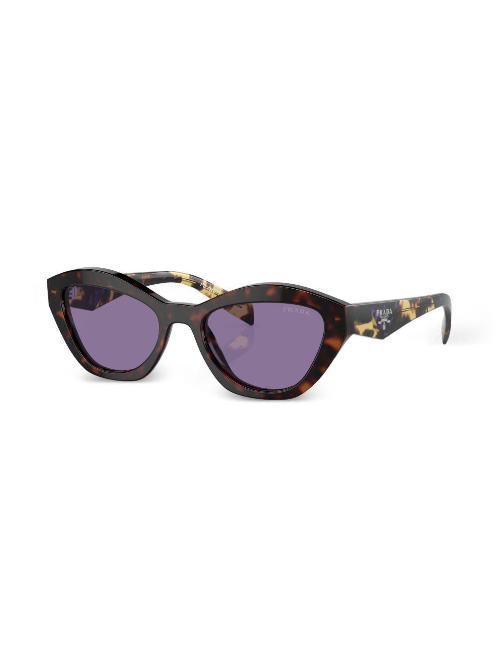 tortoiseshell-effect cat-eye sunglasses Product Image