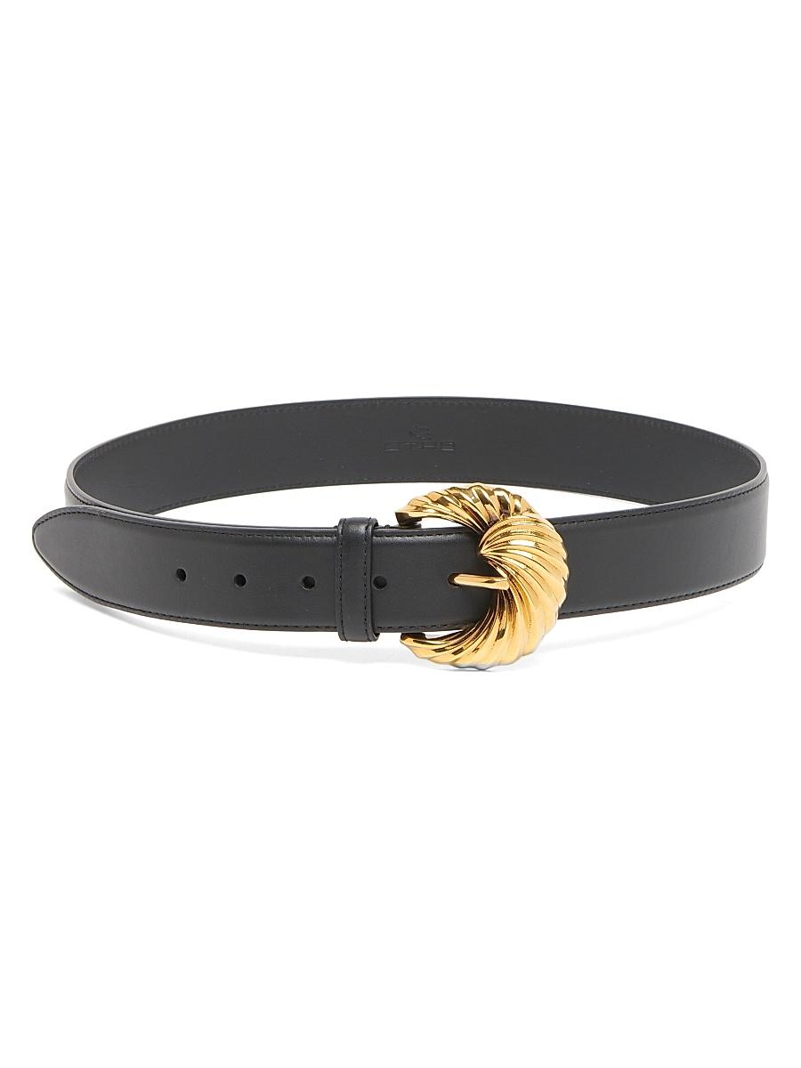 Womens Paisley Lavorato Leather Belt Product Image