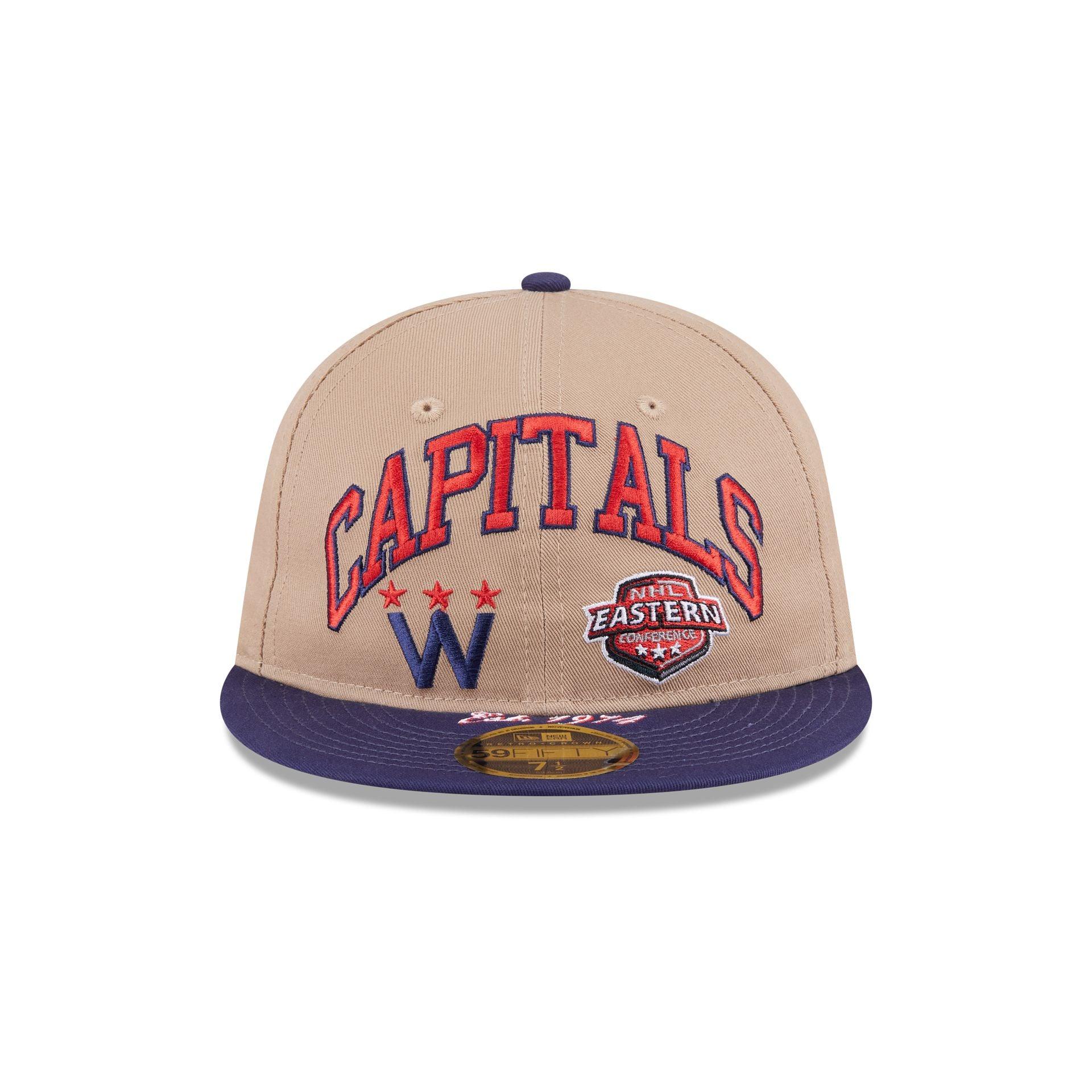 Washington Capitals Camel Retro Crown 59FIFTY Fitted Hat Male Product Image