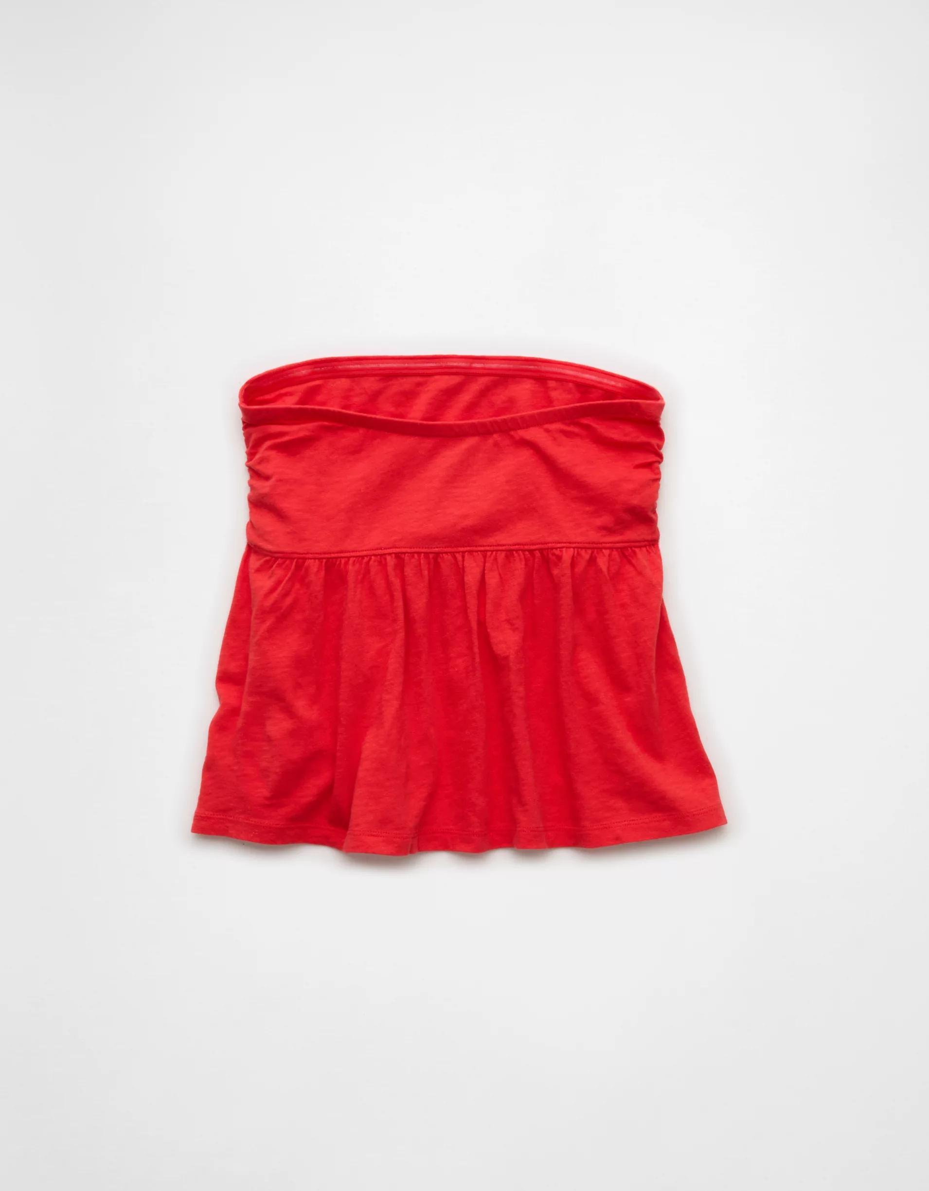 AE Sunchaser Knit Babydoll Tube Top Product Image