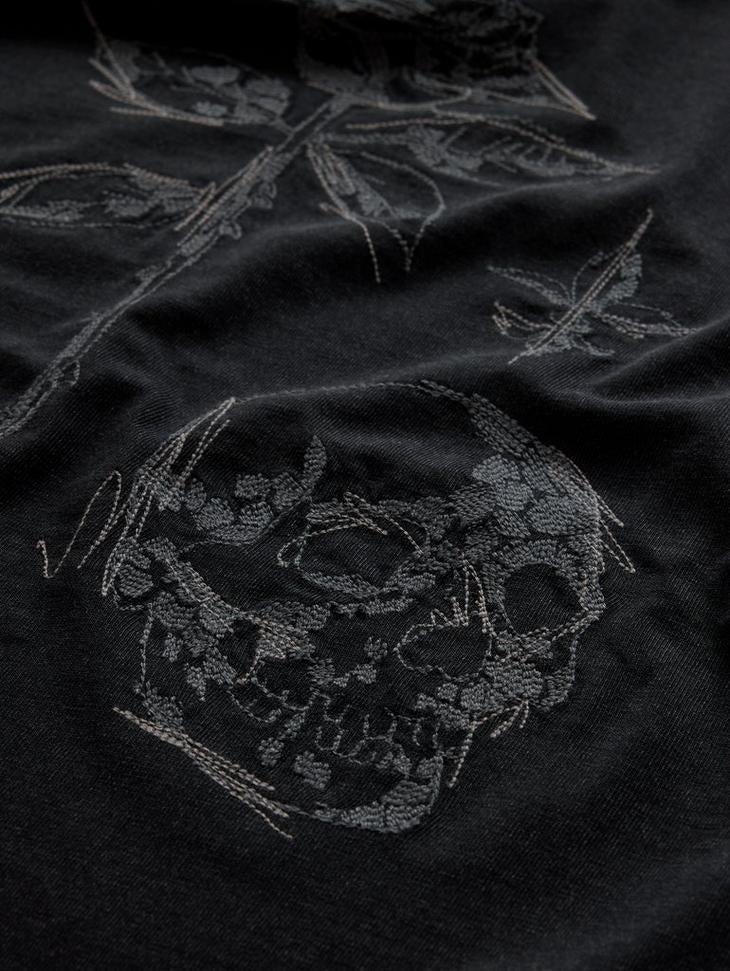John Varvatos Rose and Skull Tee Product Image