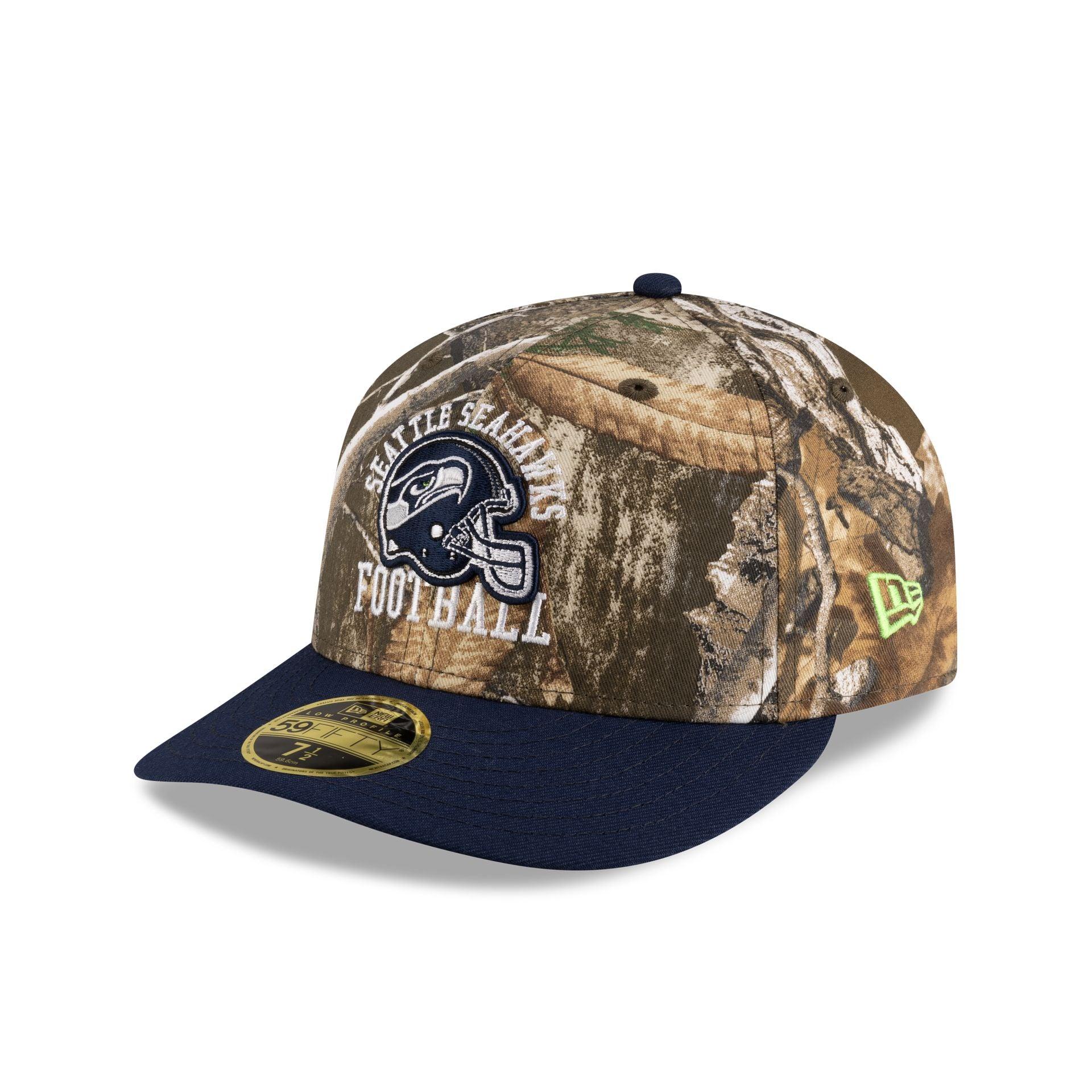 Just Caps Realtree Seattle Seahawks Low Profile 59FIFTY Fitted Hat Male Product Image
