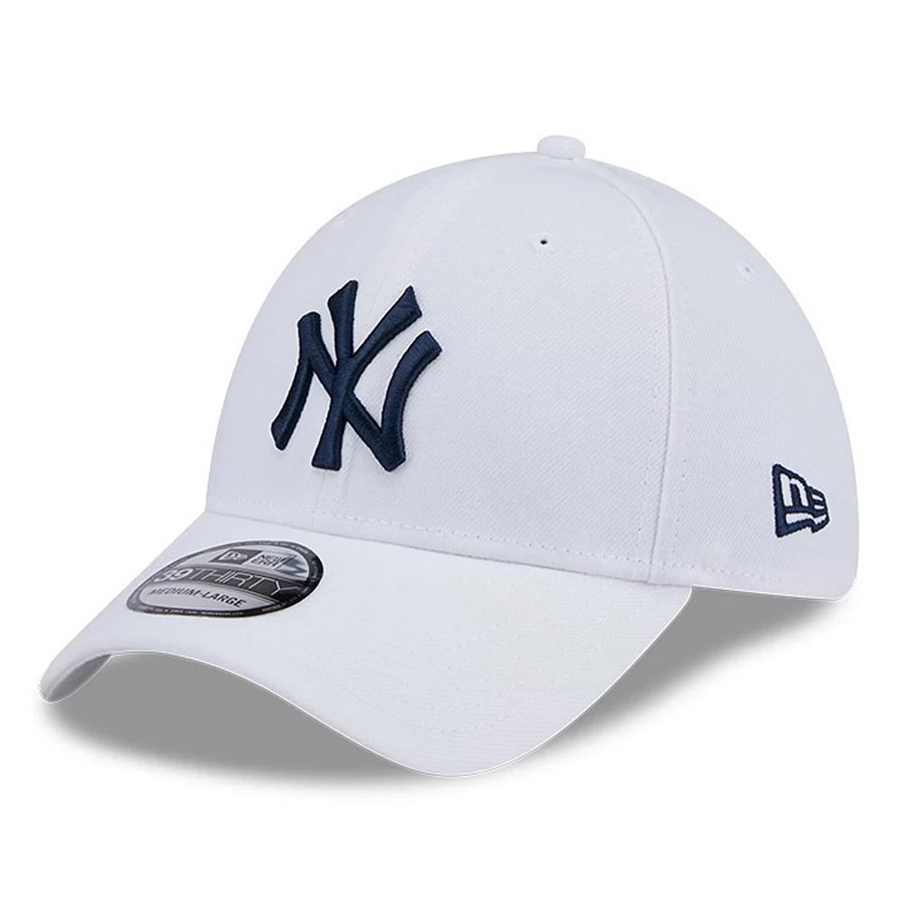 Men's New Era White New York Yankees Evergreen 39THIRTY Flex Hat, Size: Small/Medium Product Image