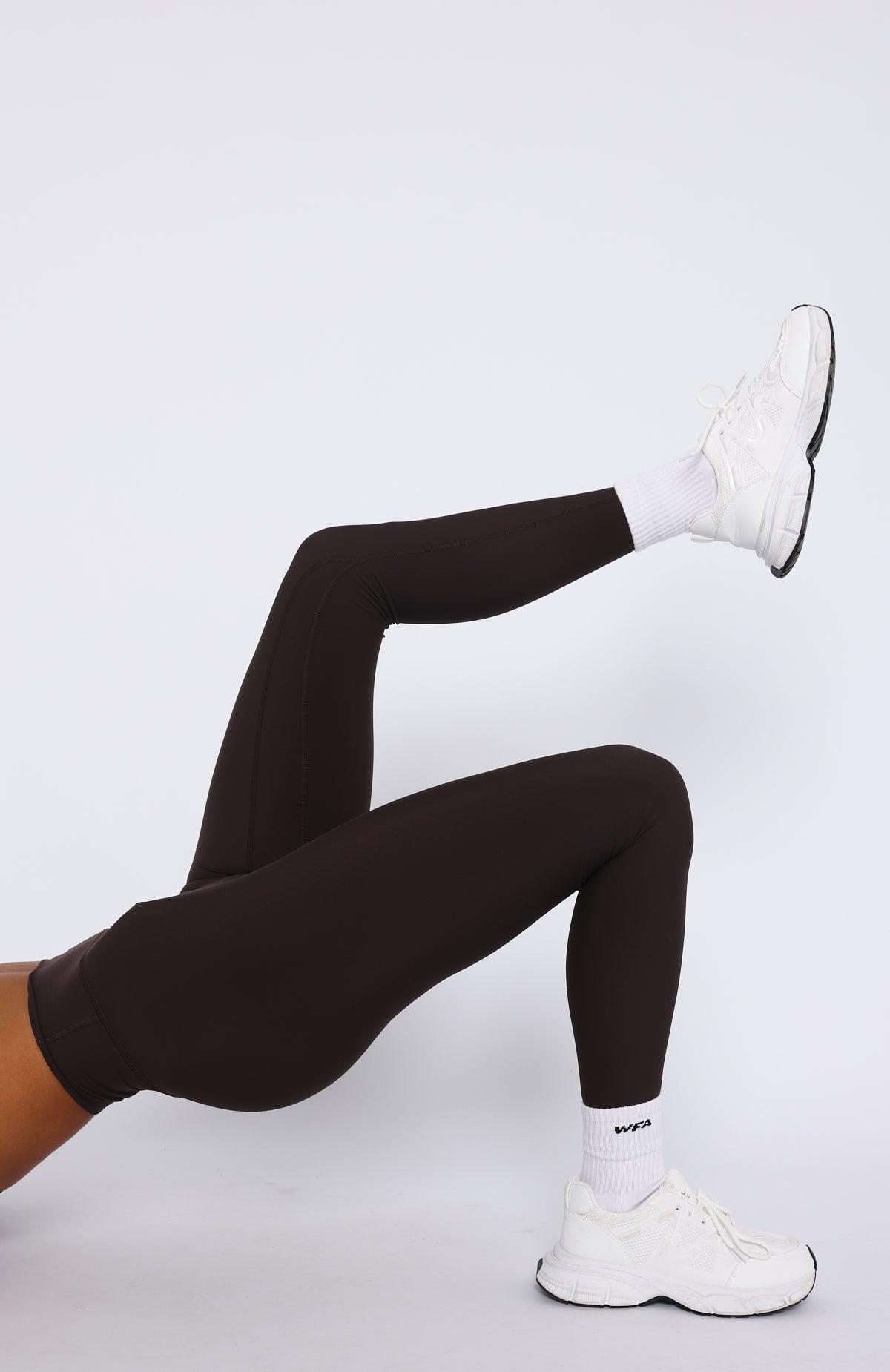 Go Getter High Waisted Leggings Espresso Product Image