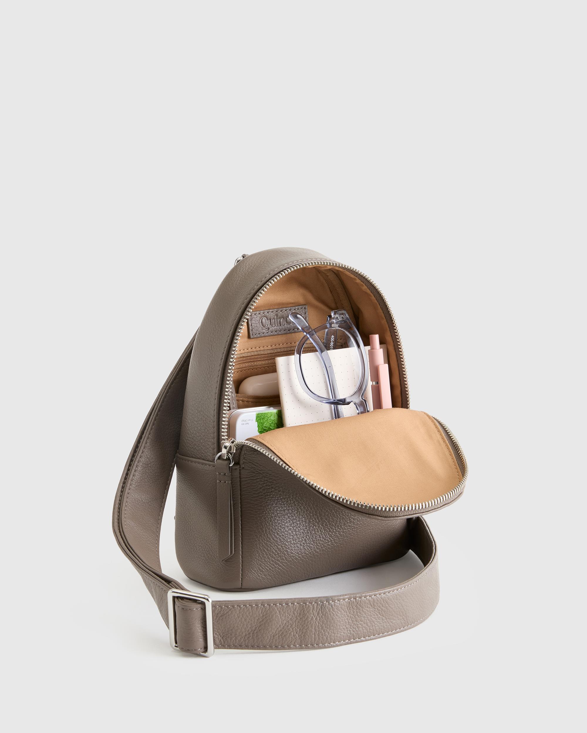 Quince | Women's Italian Leather Sling Pack Product Image