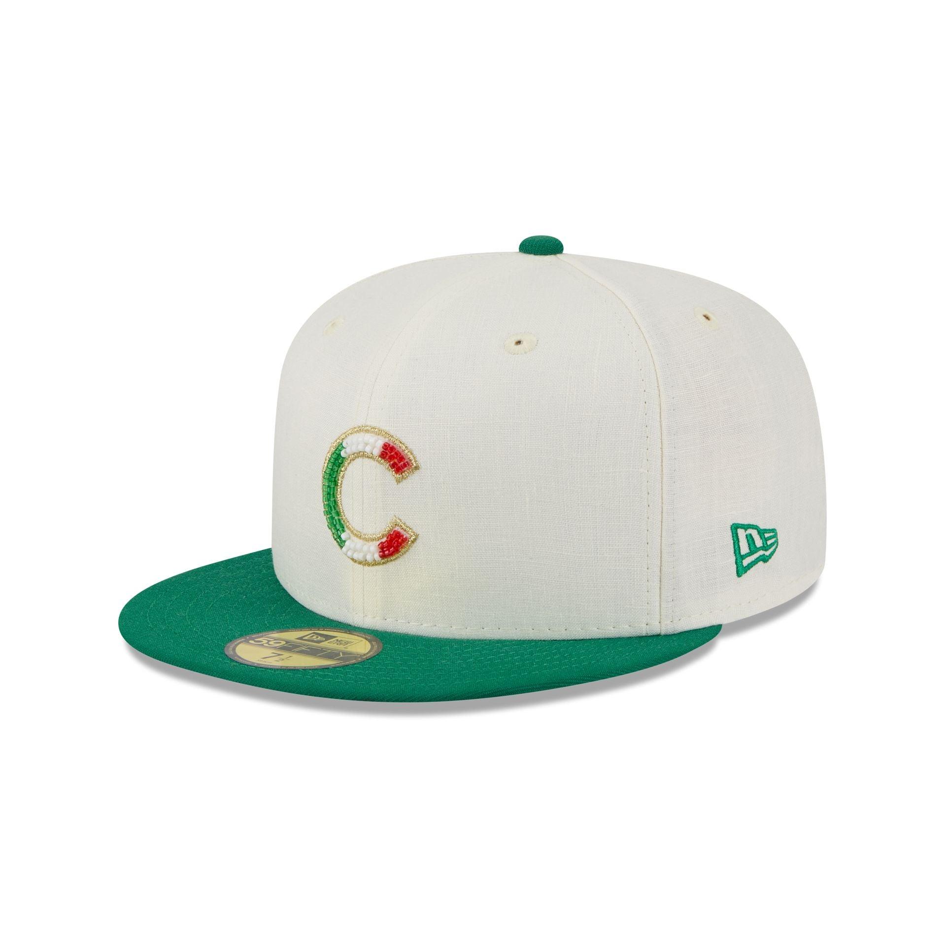 Chicago Cubs Beaded Linen 59FIFTY Fitted Hat Male Product Image