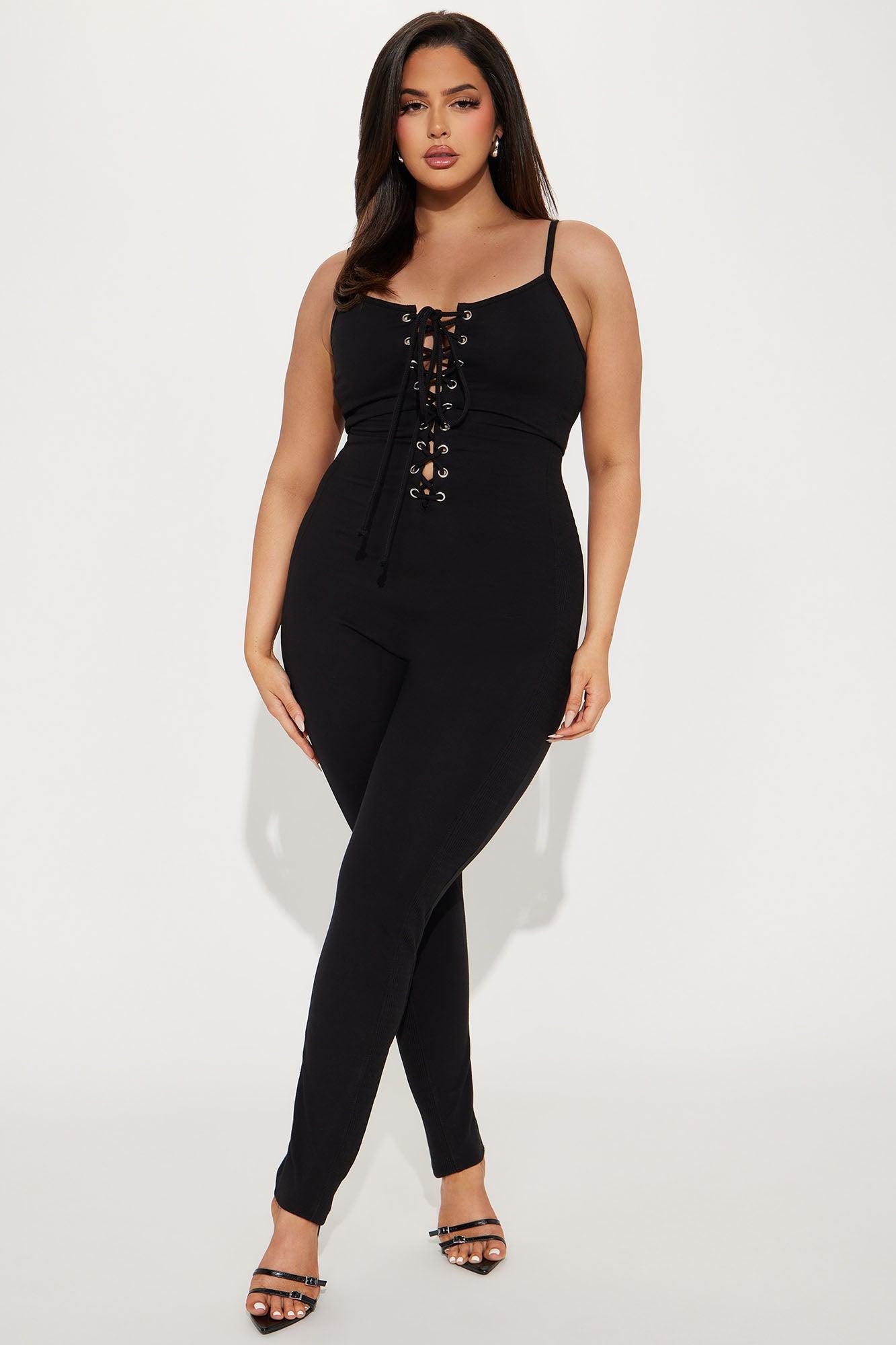 What's Going On Jumpsuit - Black Product Image