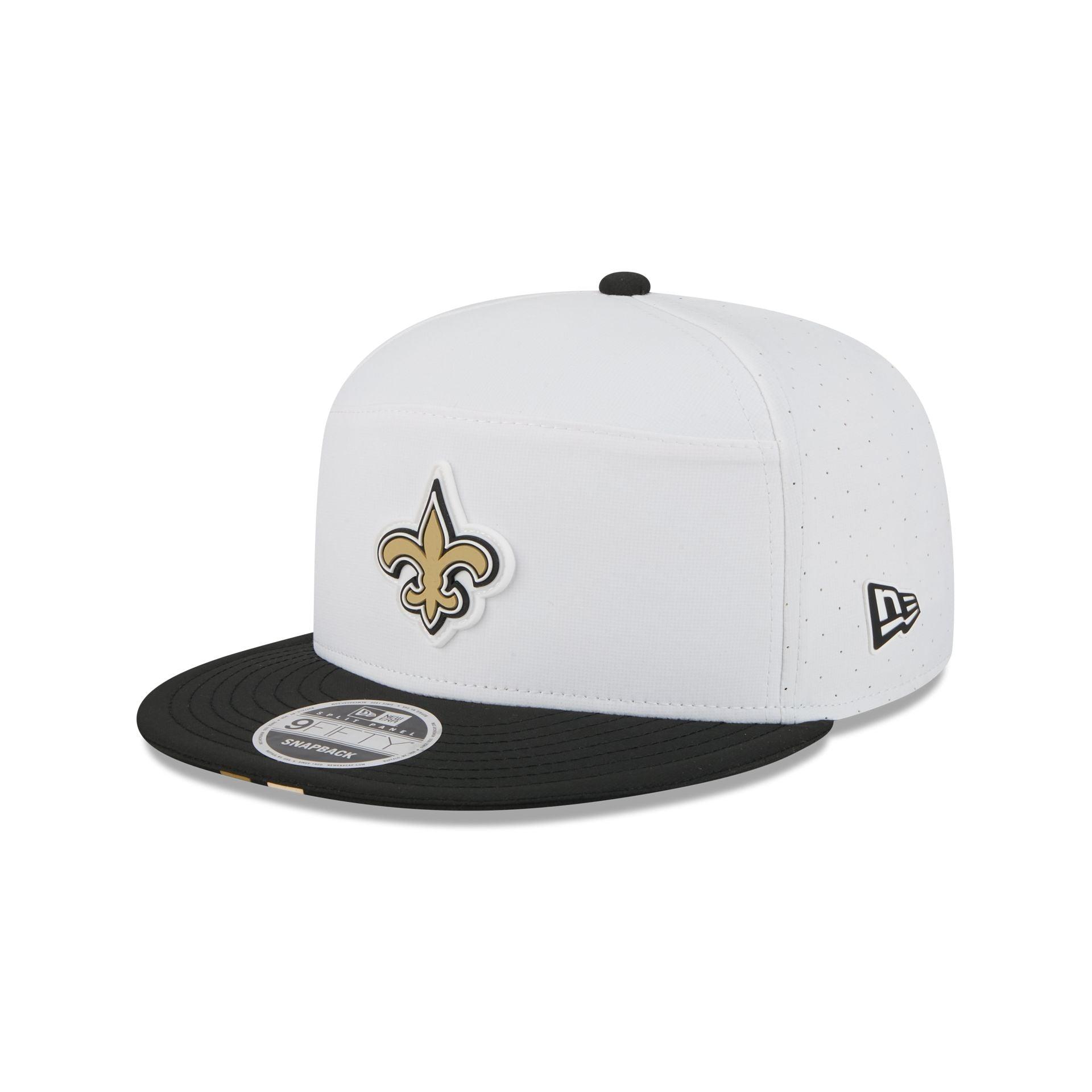 New Orleans Saints 2025 Training Split Panel 9FIFTY Snapback Hat Male Product Image