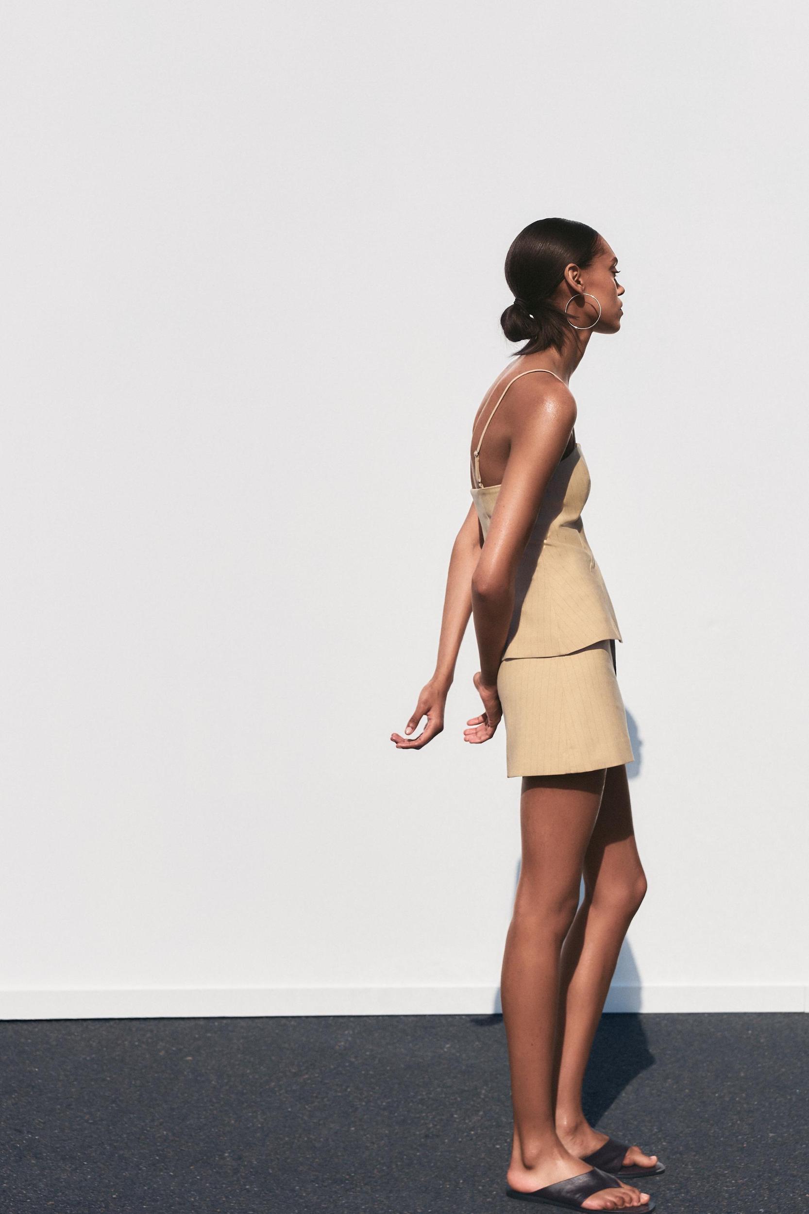 PINSTRIPE SKORT Product Image