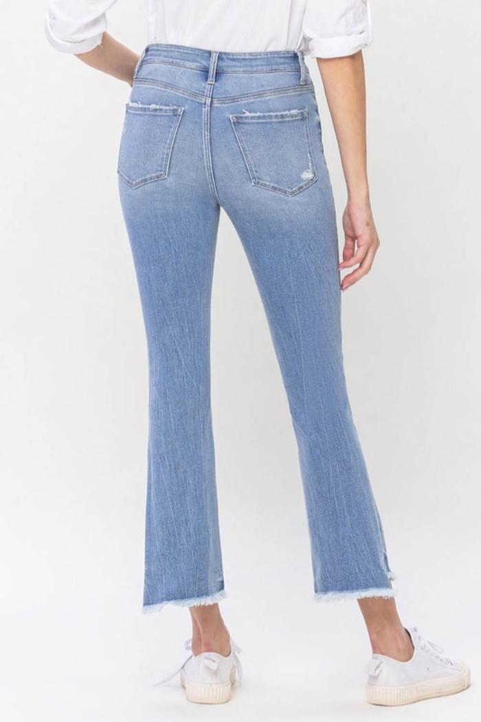 High Rise Kick Flare Jeans Product Image