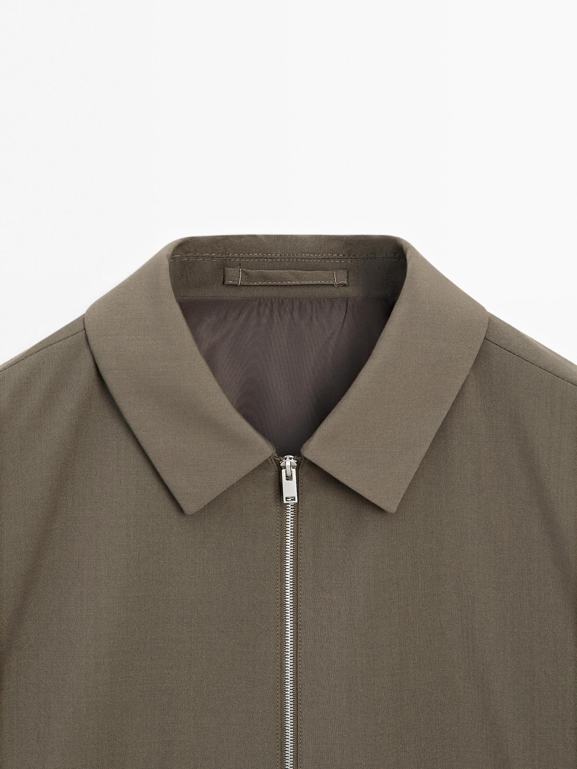 Total look wool blend jacket Product Image