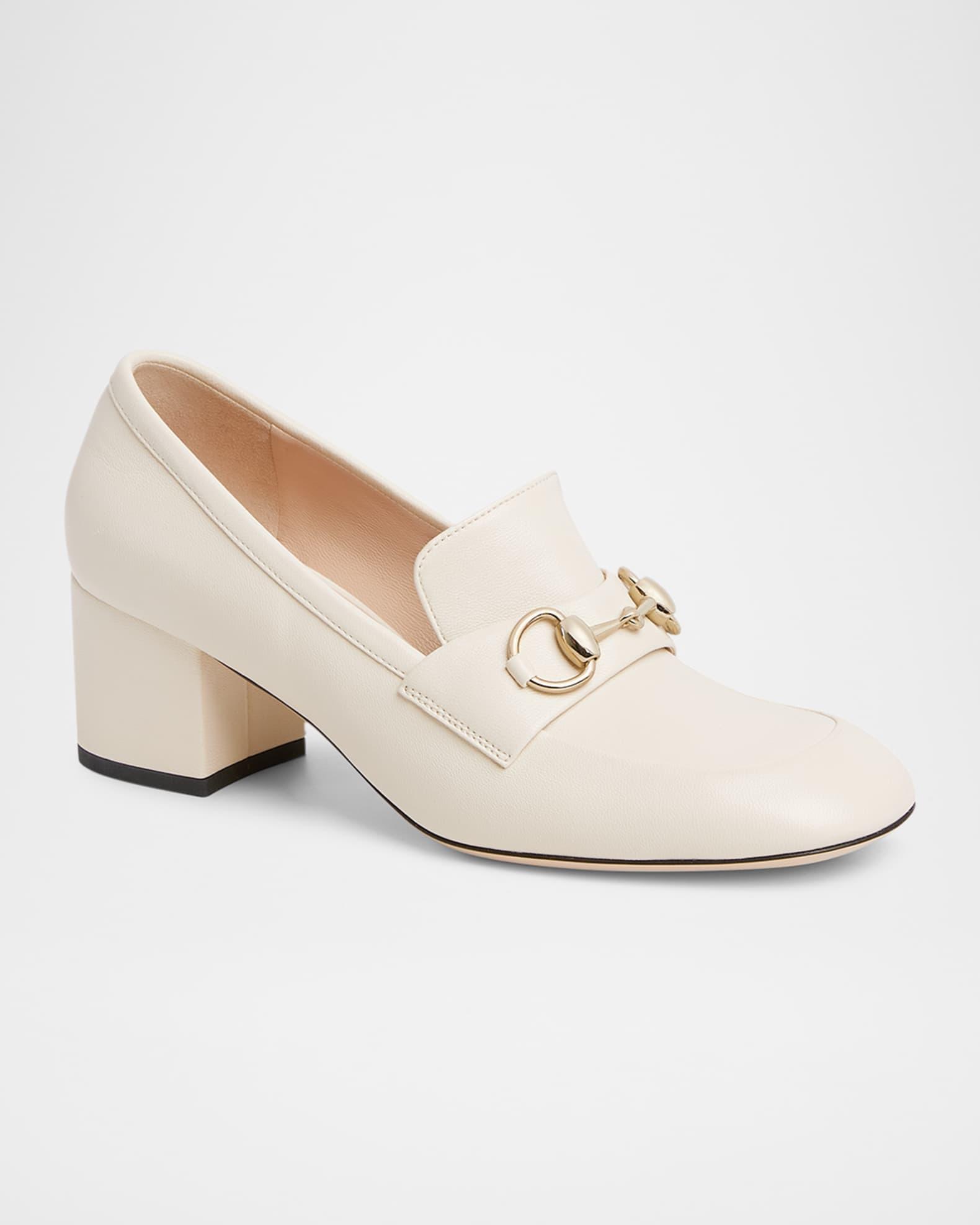 Lady Horsebit Nappa Leather Pumps Product Image