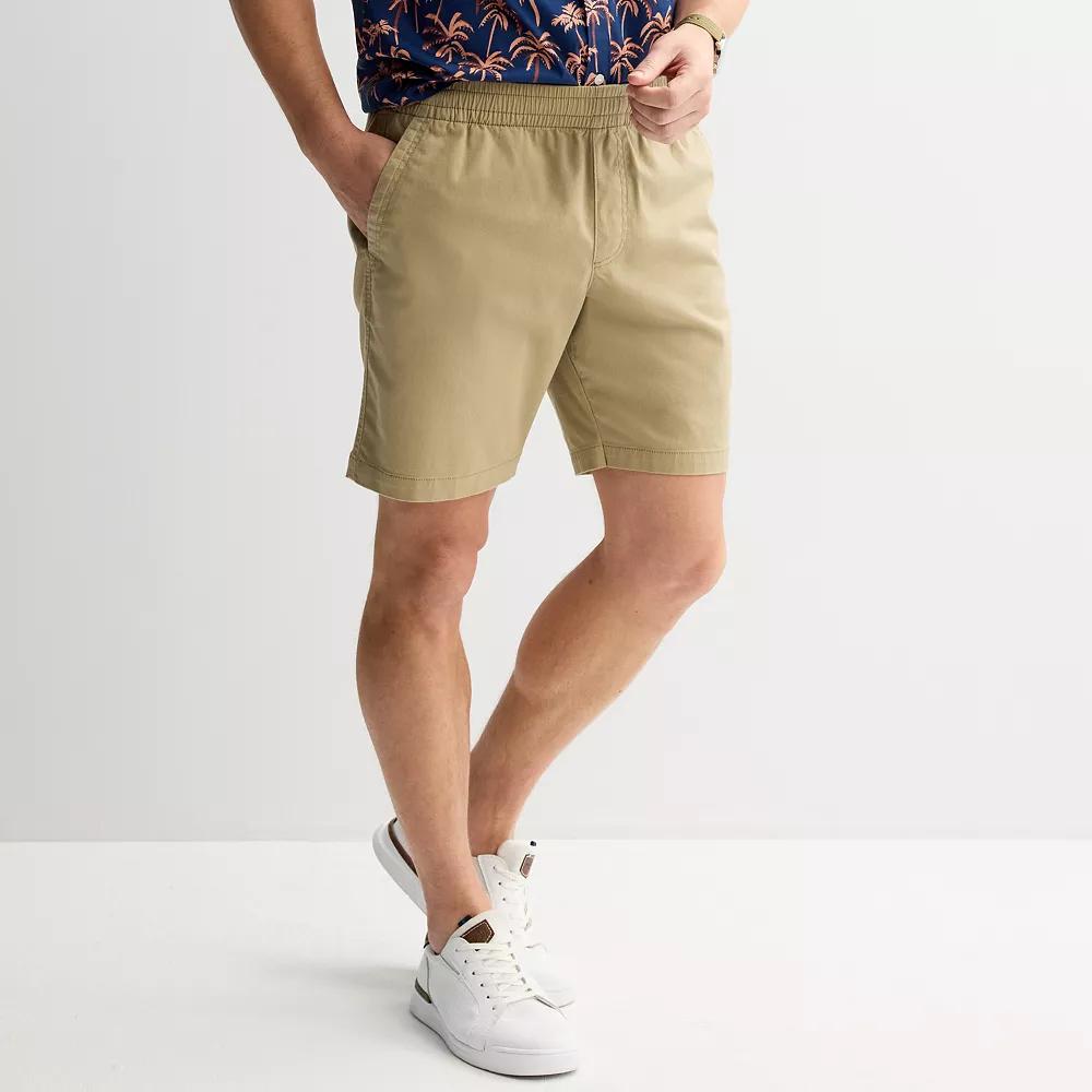 Men's Sonoma Goods For Life® 8-in. Pull-On Shorts, Size: Small 8 INCH, English Elm Product Image