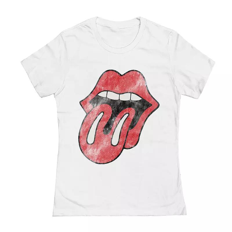 Juniors' Rolling Stones Vintage Tongue Graphic Tee, Girl's,  Product Image