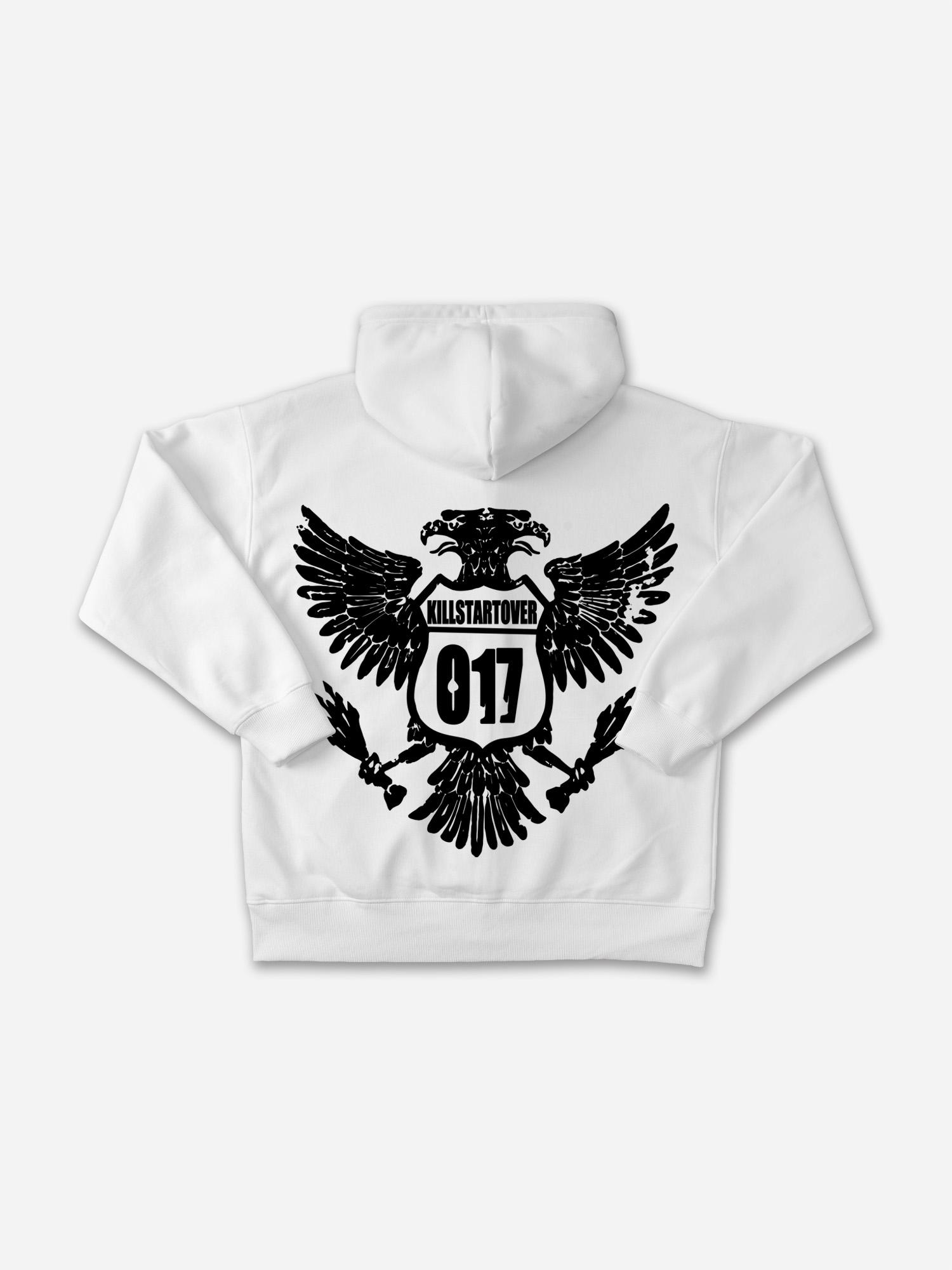 Vintage Kill Graphic Hip Hop Oversized Zip Up Hoodie Product Image