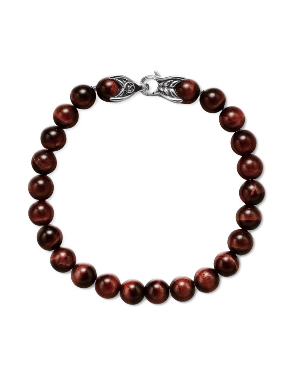 sterling silver Spiritual Beads bracelet (8mm) Product Image