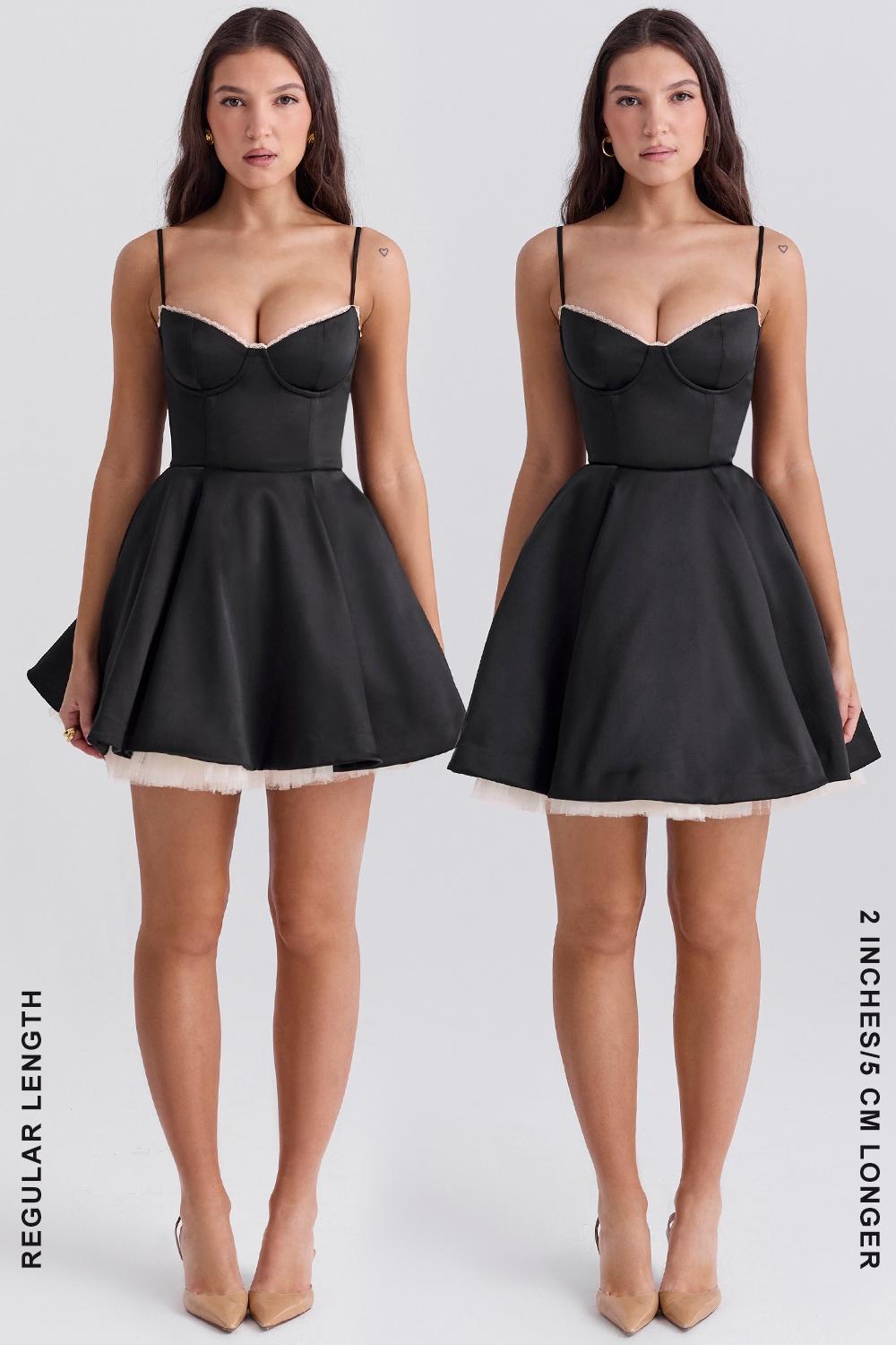 Minimoiselle  black tulle mini dress Product Image