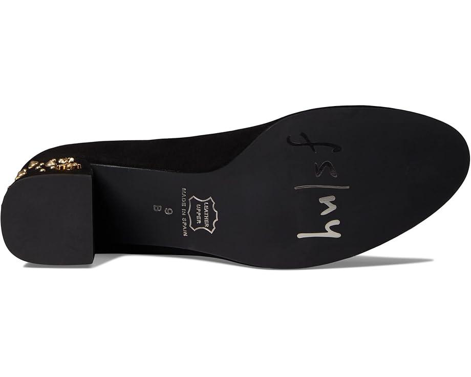 Lanette Suede Block-Heel Pumps Product Image