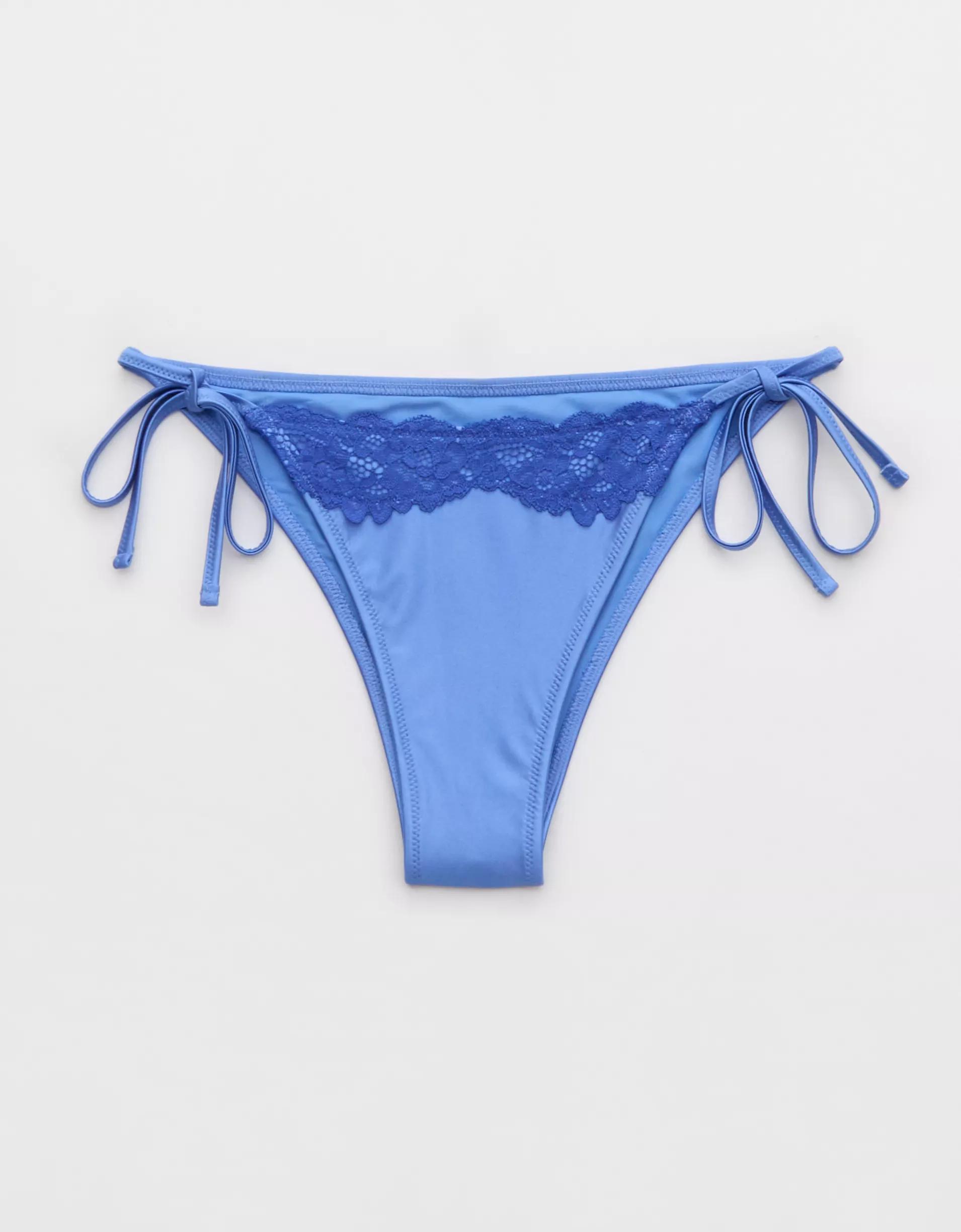 Aerie The Sunbun Shine Lace Bikini Bottom Product Image