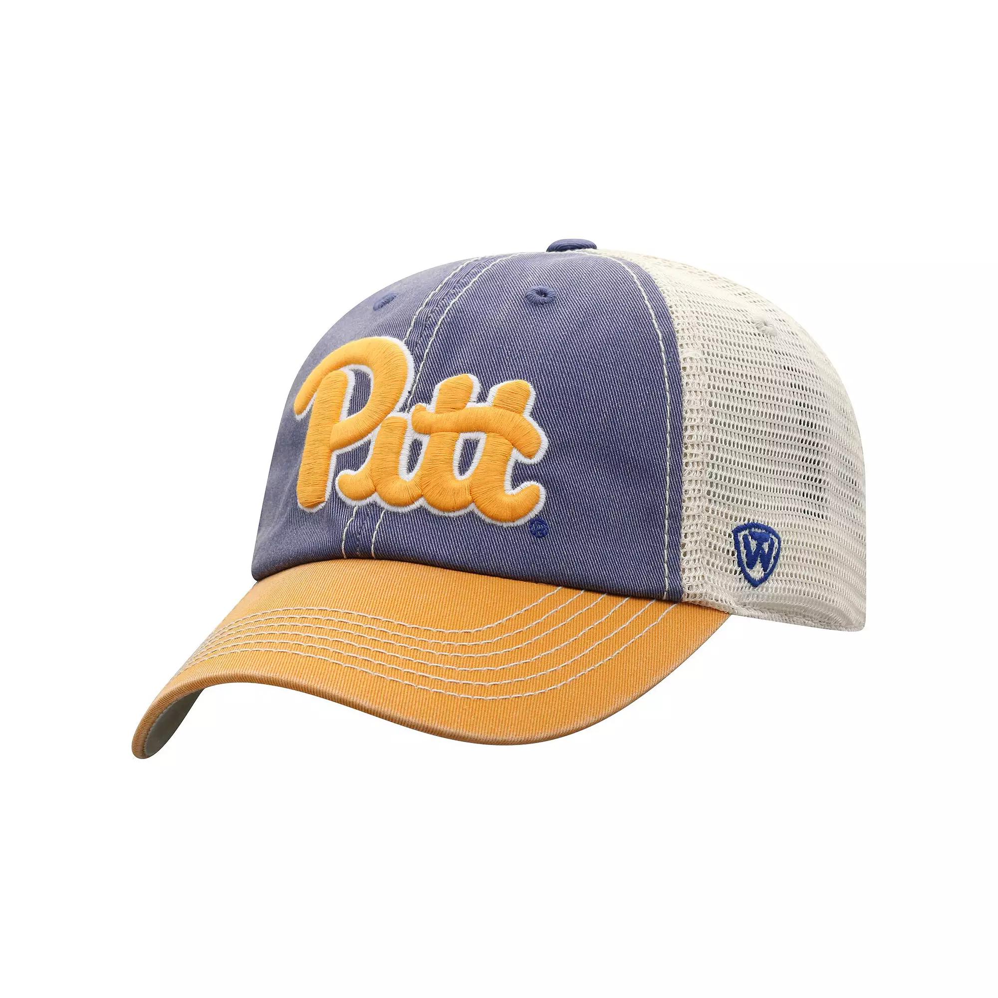 Men's Top of the World Royal Pitt Panthers Off-Road Trucker Adjustable Hat, Blue Product Image