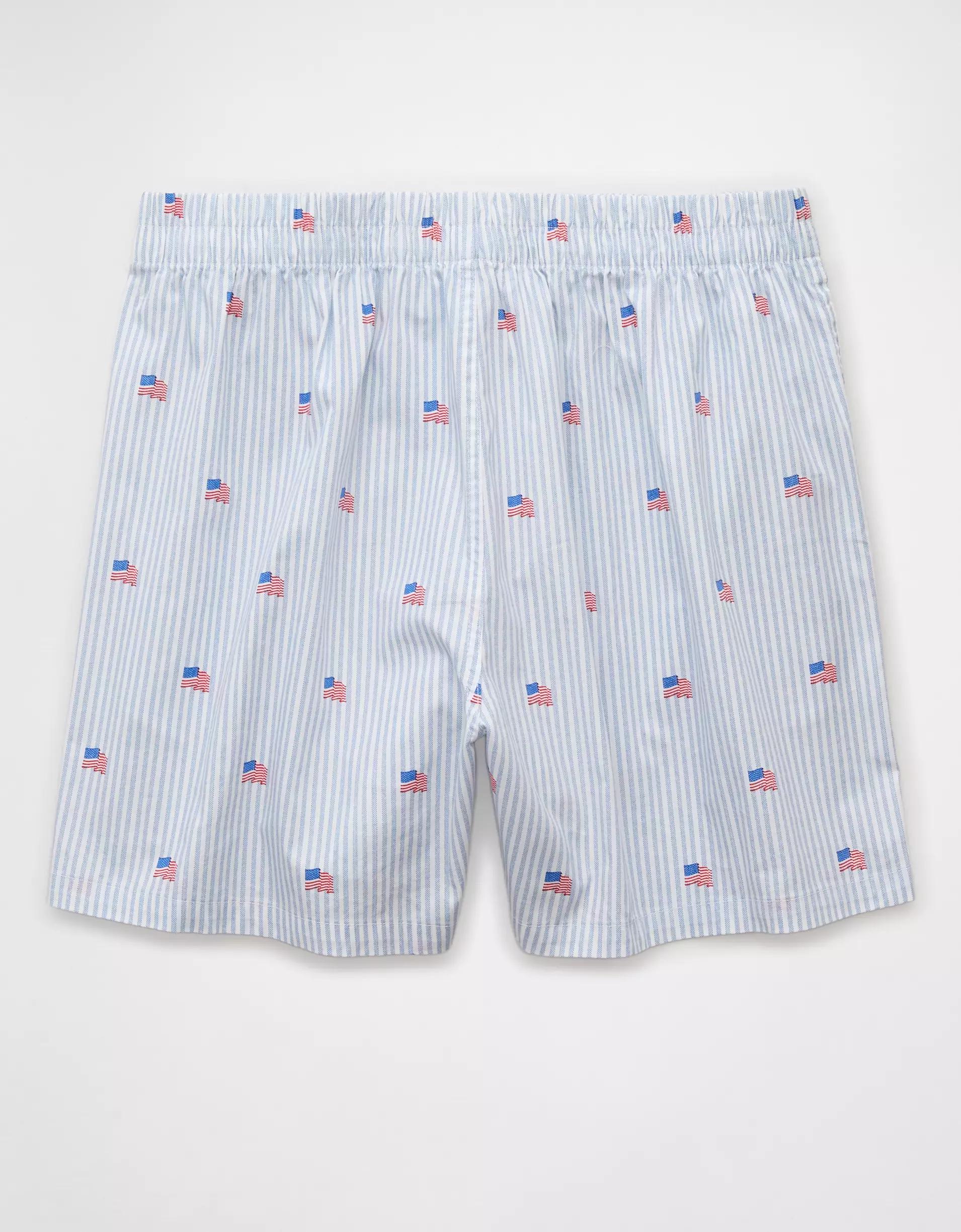 AEO Men's Watercolors Ultra Soft Pocket Boxer Short Product Image