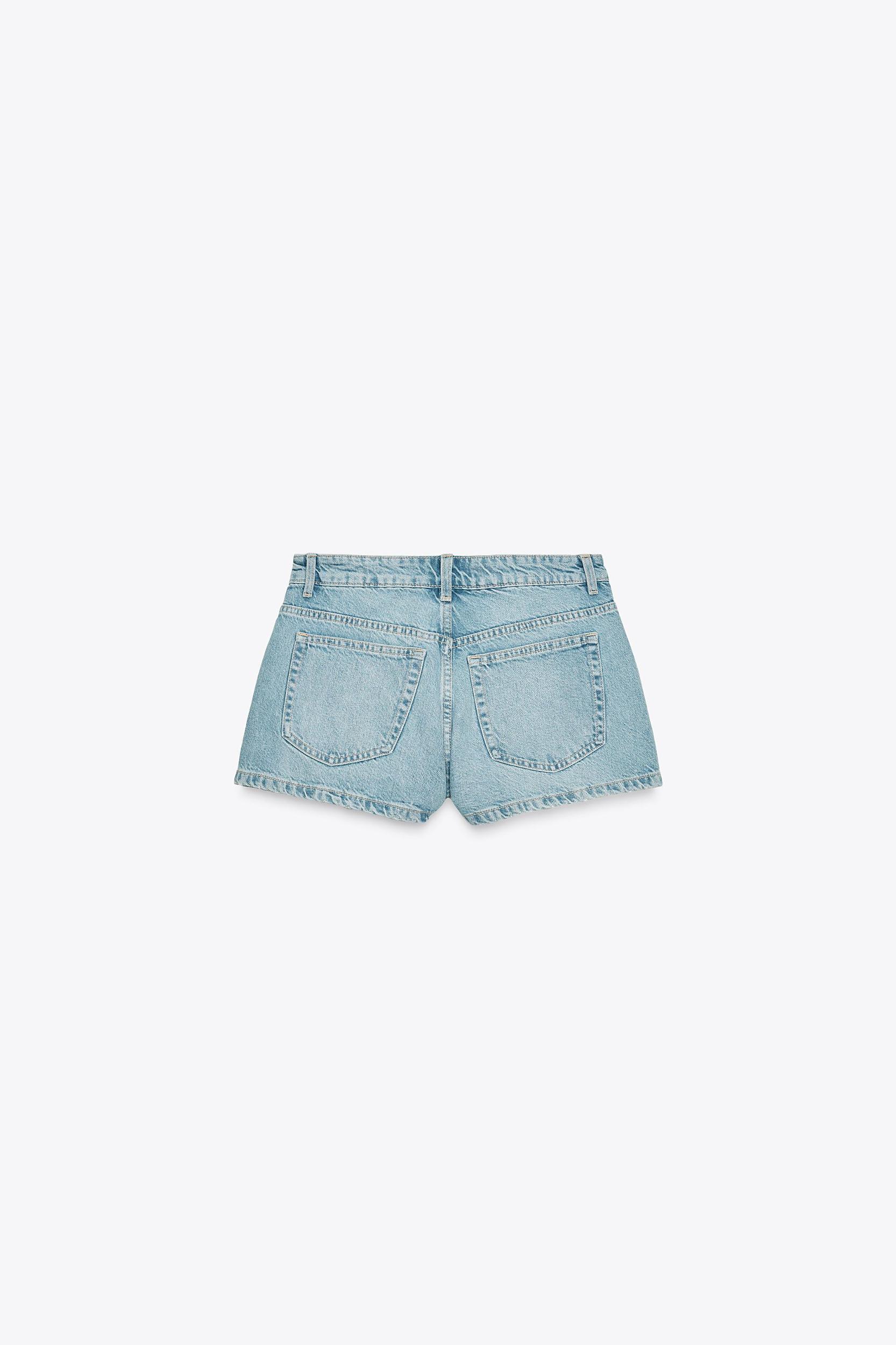 TRF CHINO DENIM SHORTS Product Image