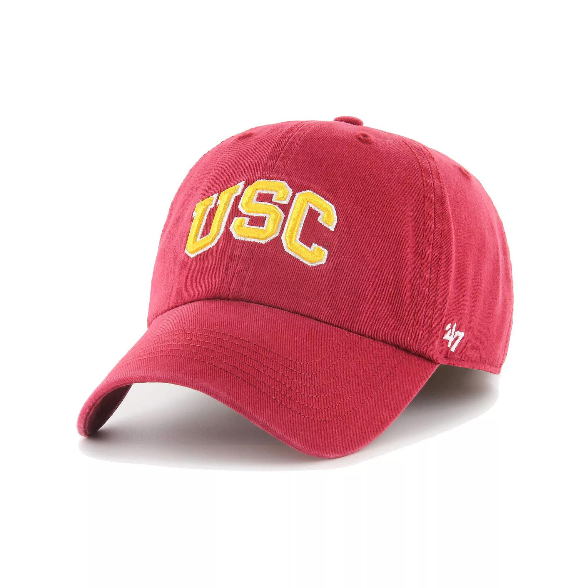 Men's '47 Cardinal USC Trojans Franchise Fitted Hat, Size: Medium, Red Product Image